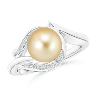 Round AAAA Golden South Sea Cultured Pearl