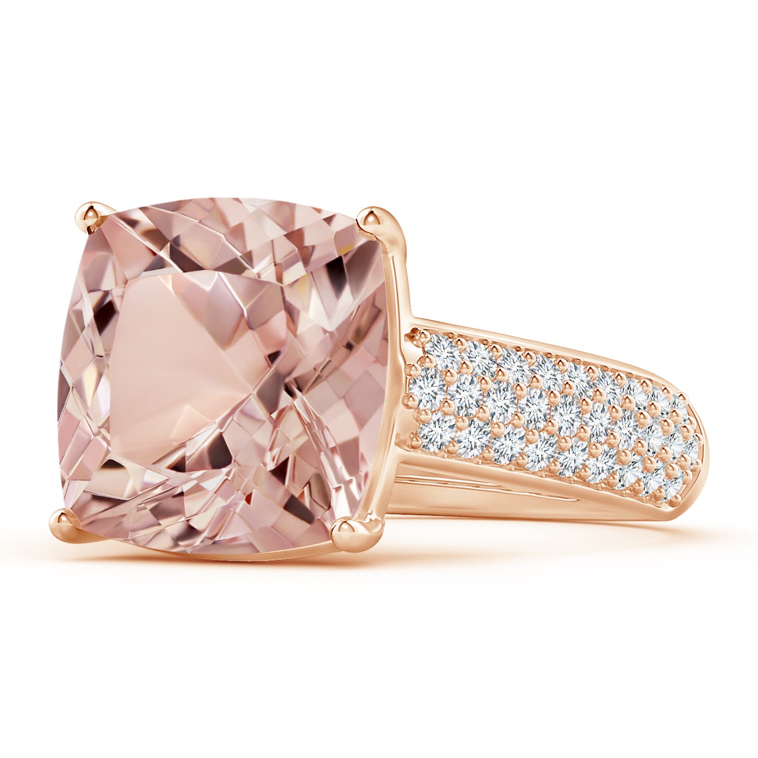 AAAA - Morganite / 7.2 CT / 14 KT Rose Gold