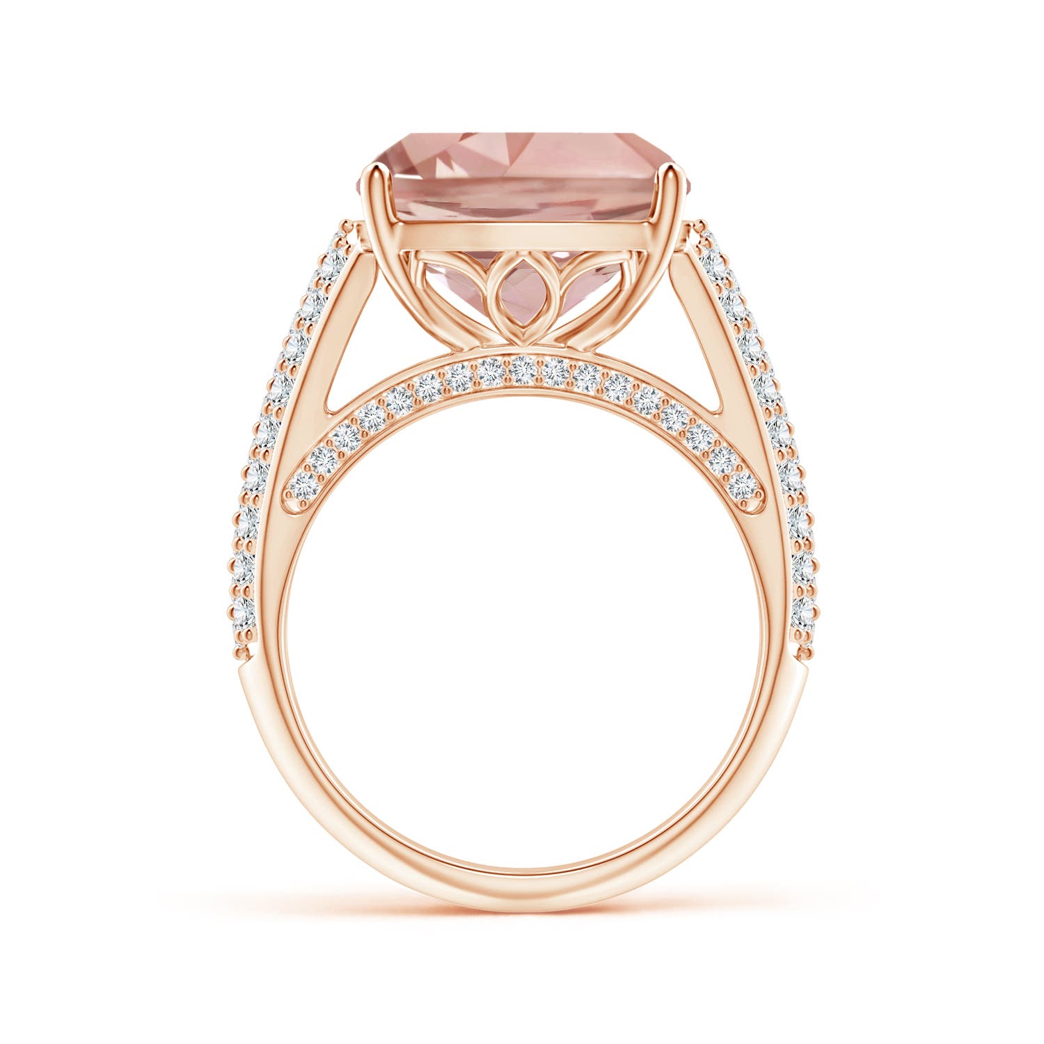 AAAA - Morganite / 7.2 CT / 14 KT Rose Gold