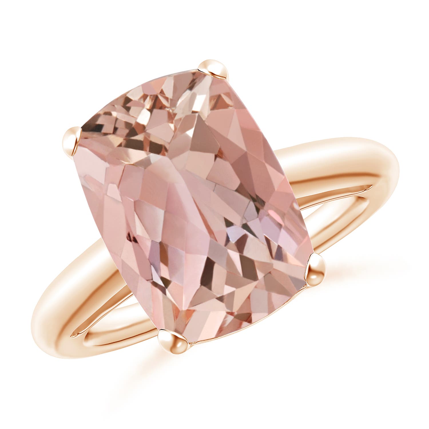 AAAA - Morganite / 5.7 CT / 14 KT Rose Gold