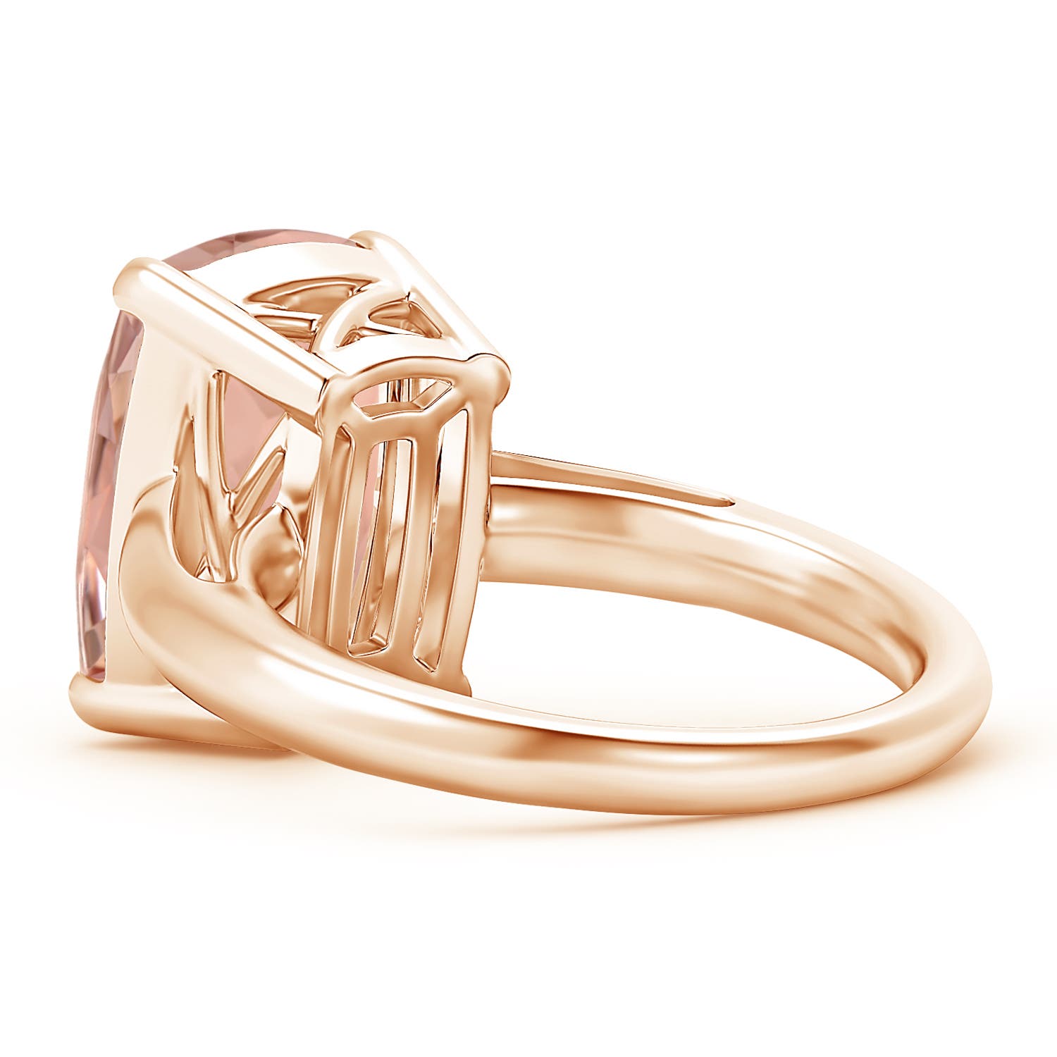 AAAA - Morganite / 5.7 CT / 14 KT Rose Gold