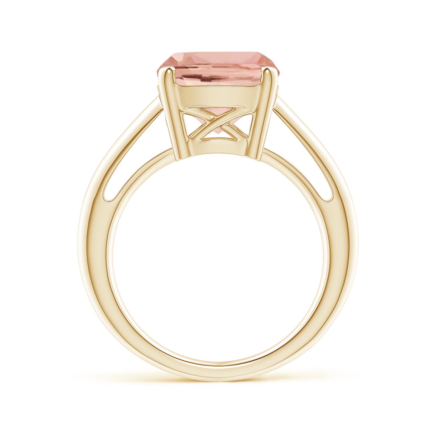 AAAA - Morganite / 5.7 CT / 14 KT Yellow Gold