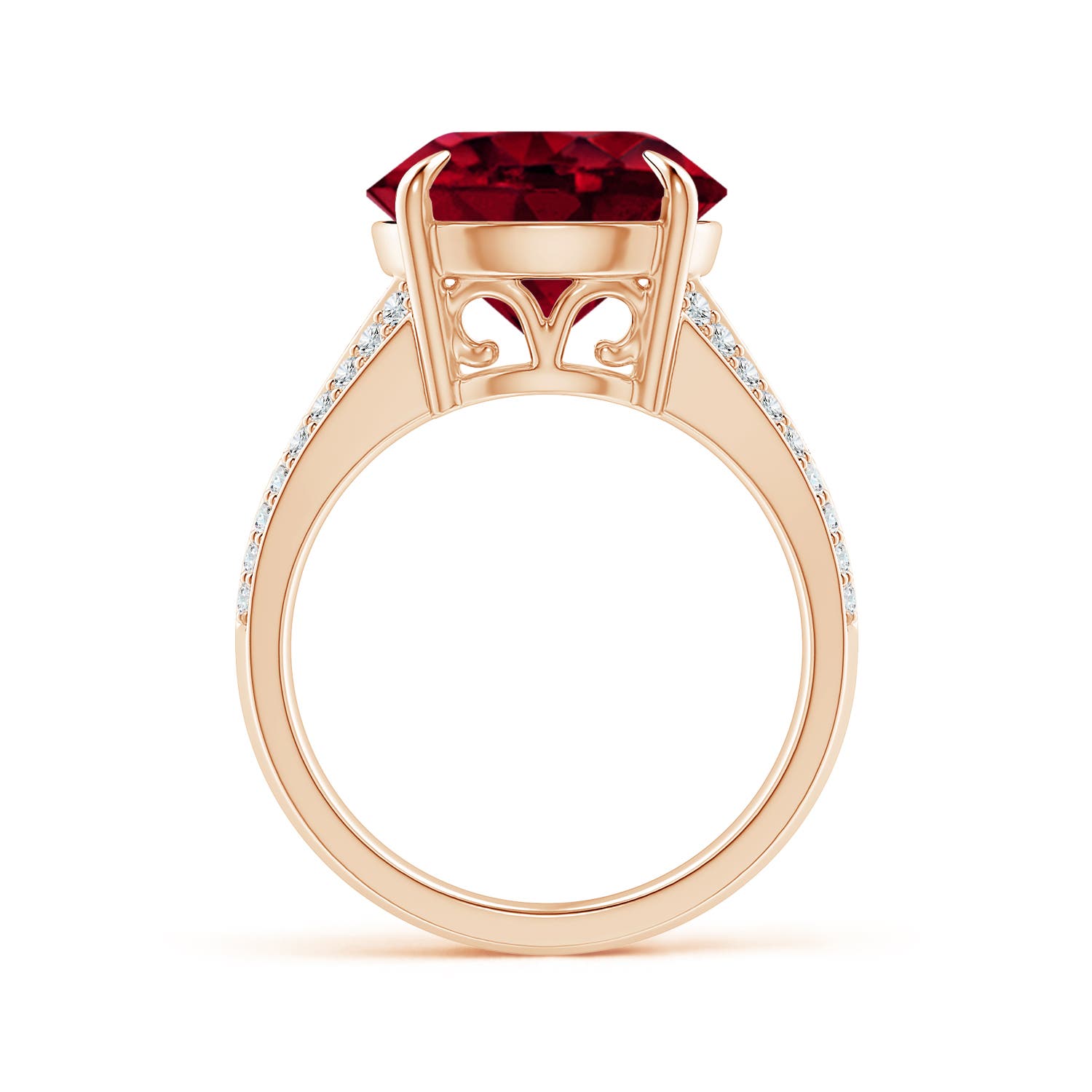 AA - Garnet / 7.86 CT / 14 KT Rose Gold