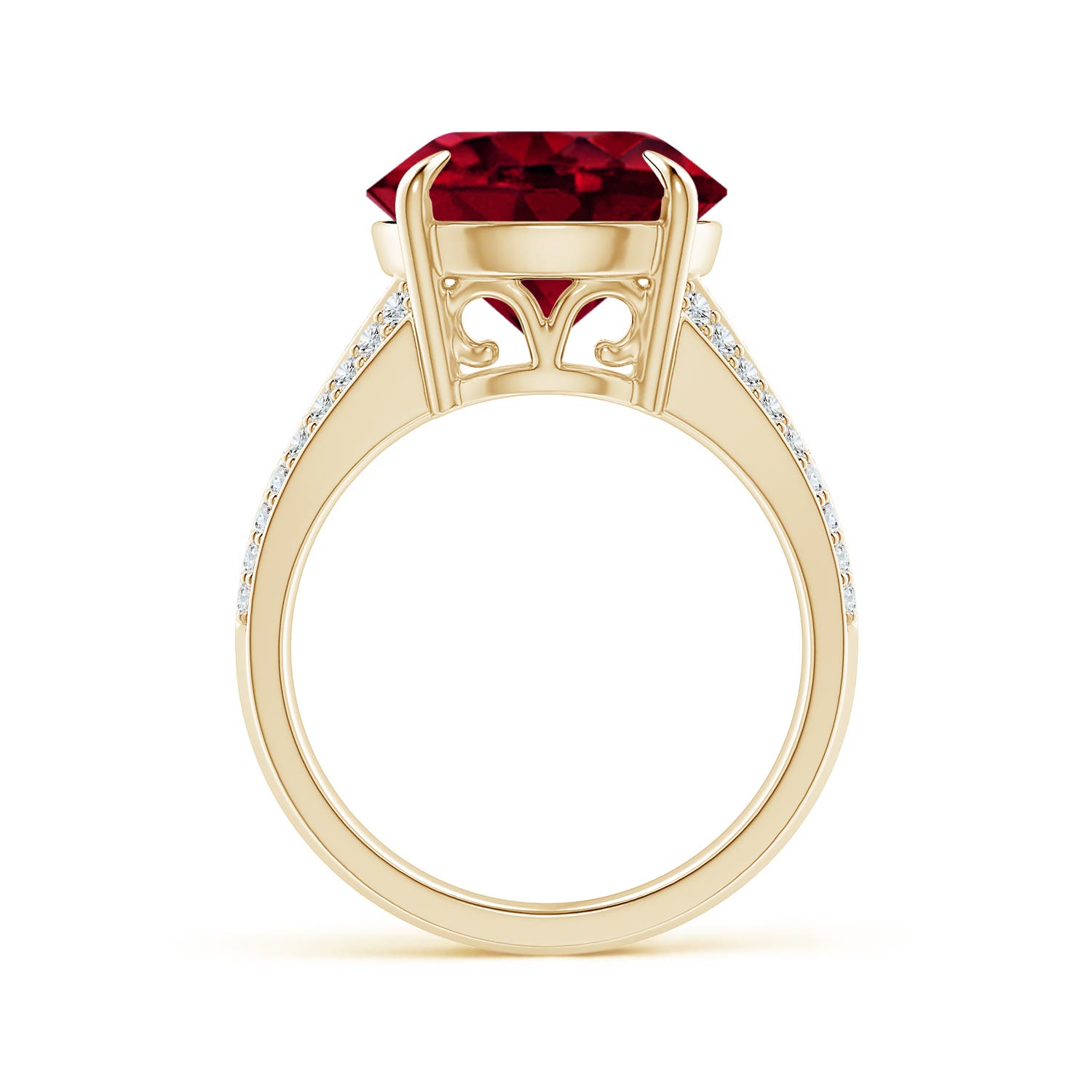 AA - Garnet / 7.86 CT / 14 KT Yellow Gold