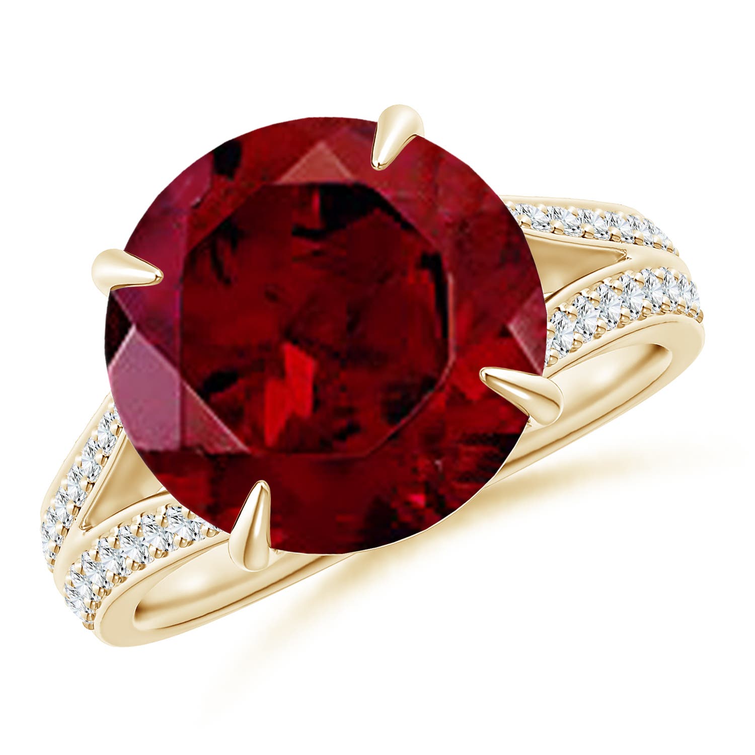 AAA - Garnet / 7.86 CT / 14 KT Yellow Gold