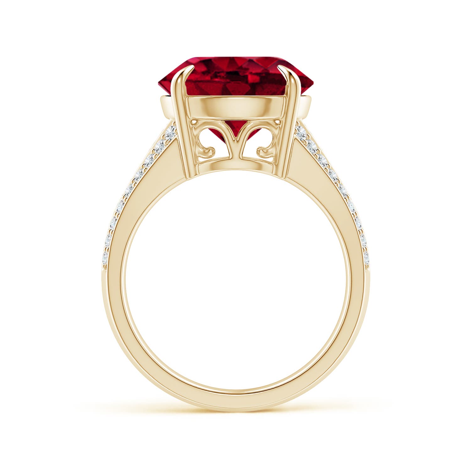 AAA - Garnet / 7.86 CT / 14 KT Yellow Gold