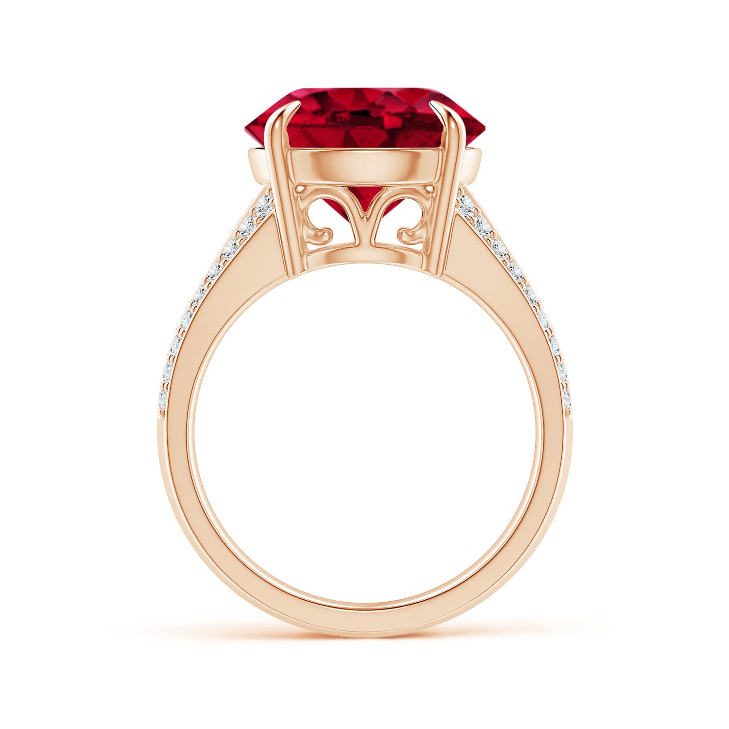 AAAA - Garnet / 7.86 CT / 14 KT Rose Gold