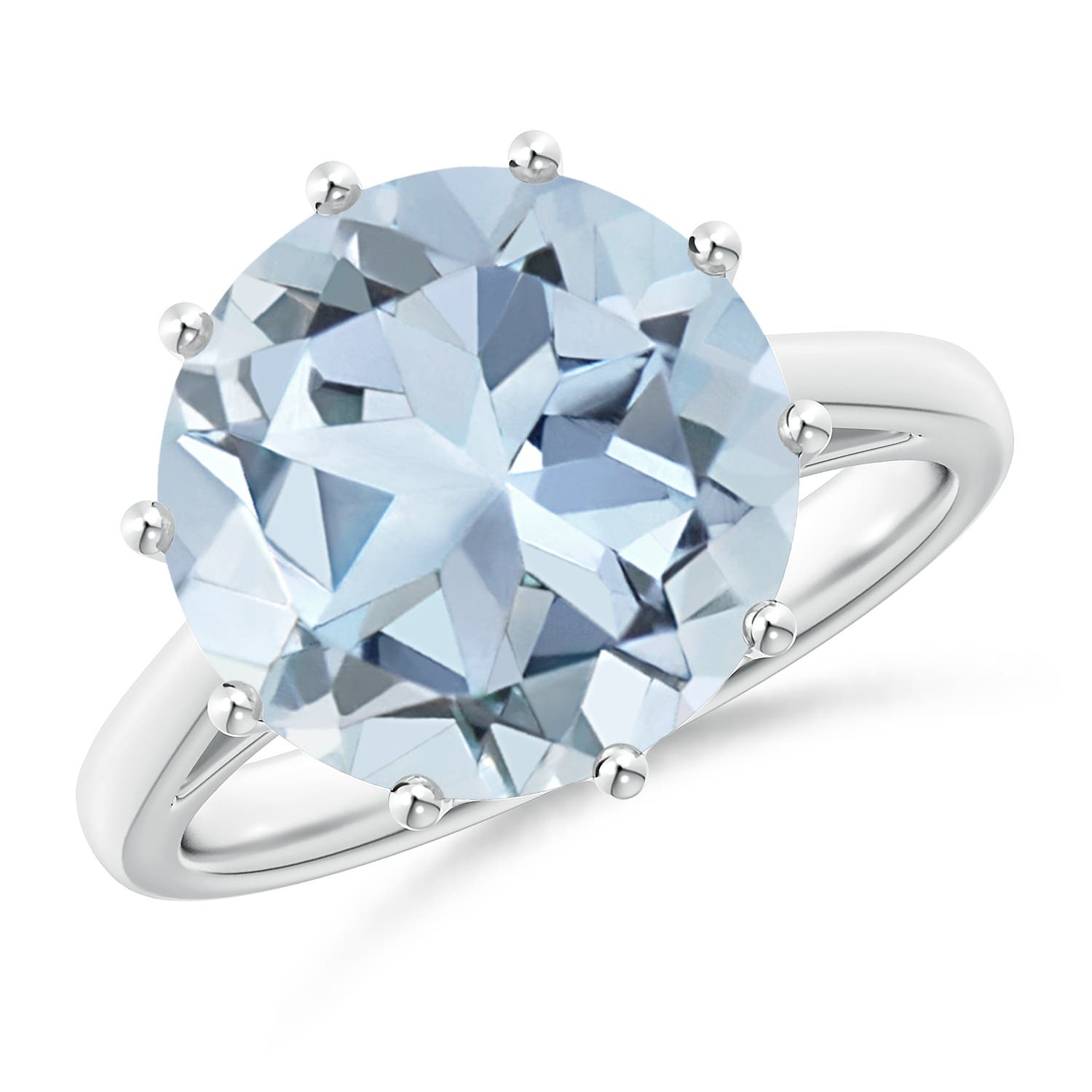 A - Aquamarine / 3.2 CT / 14 KT White Gold