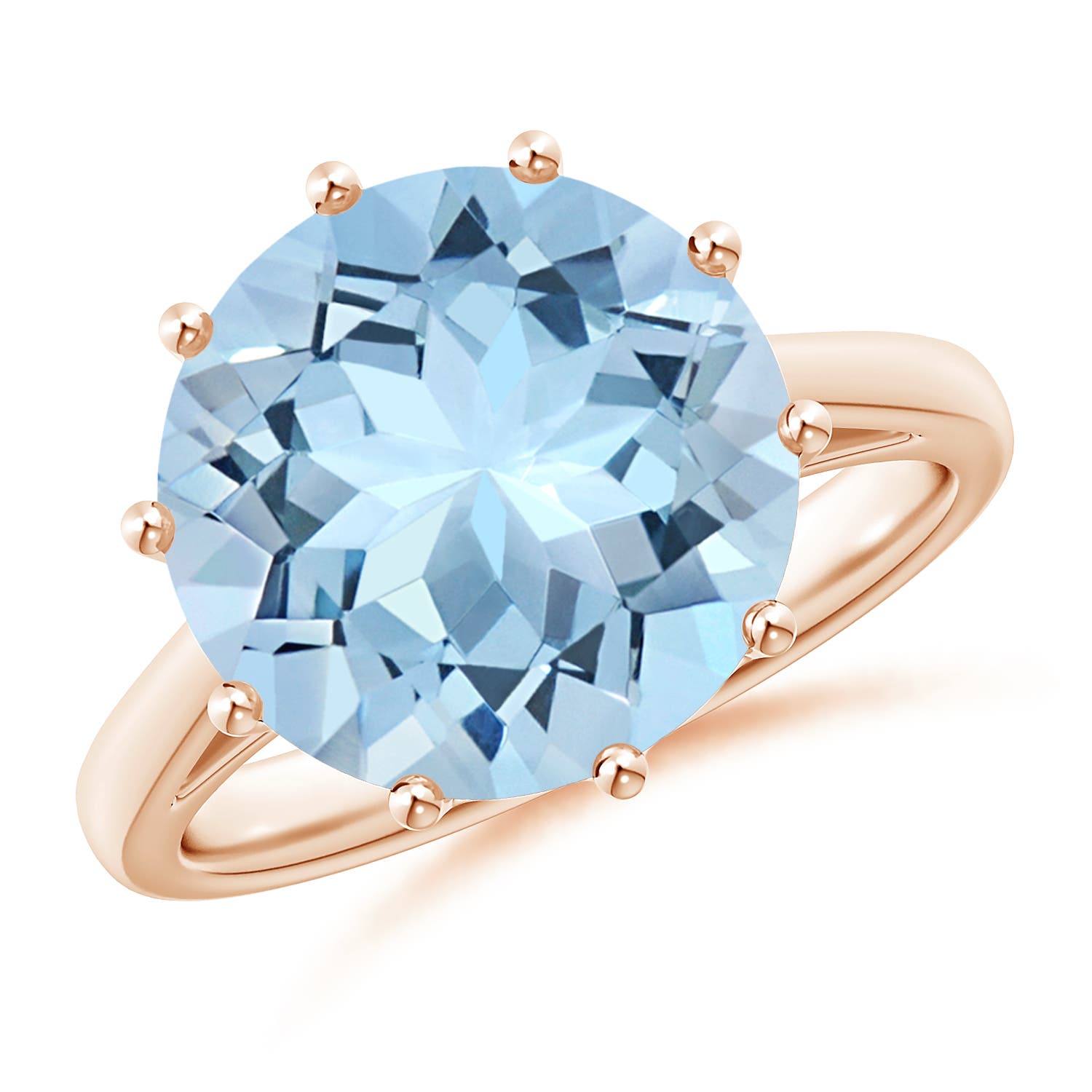 AAA - Aquamarine / 3.2 CT / 14 KT Rose Gold