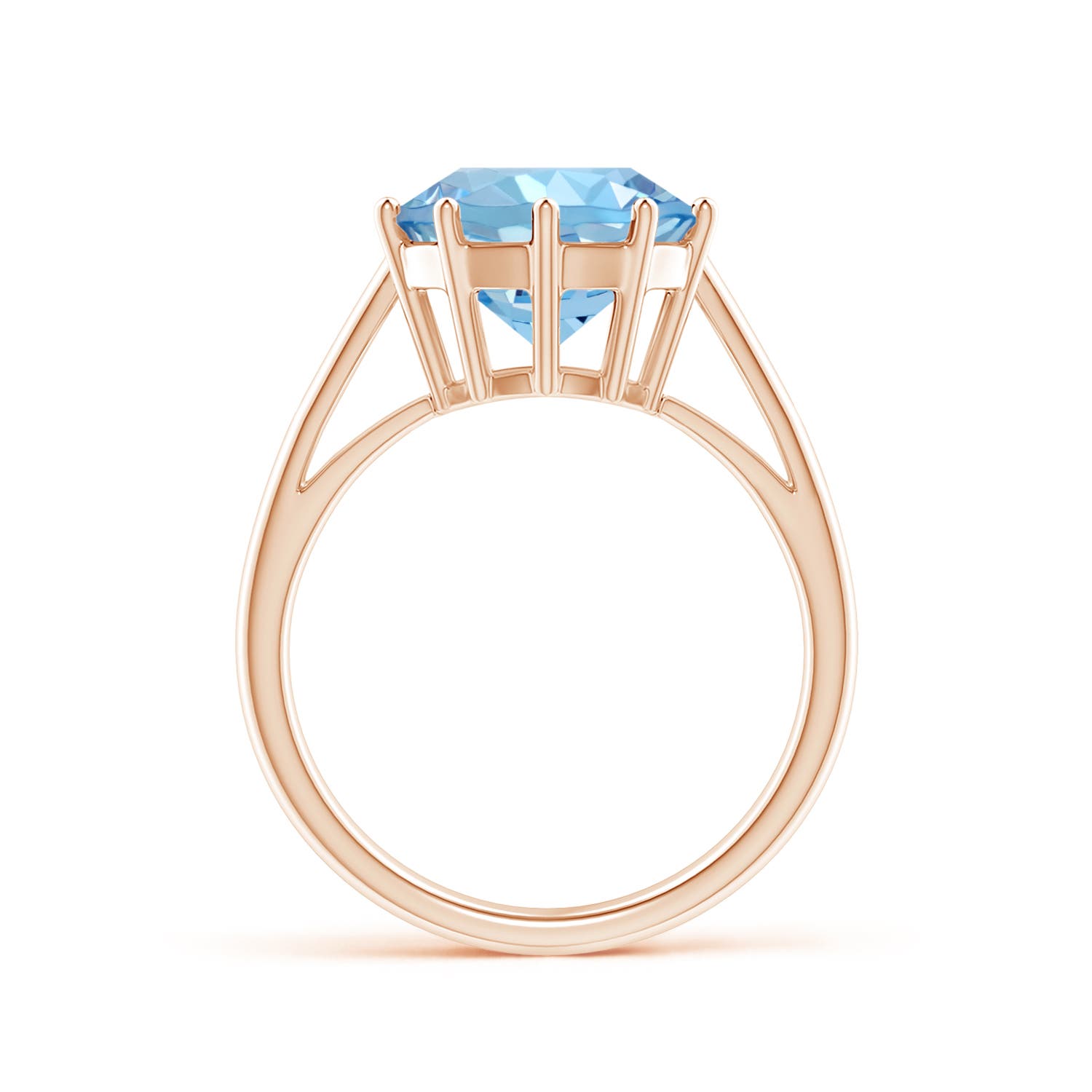 AAAA - Aquamarine / 3.2 CT / 14 KT Rose Gold