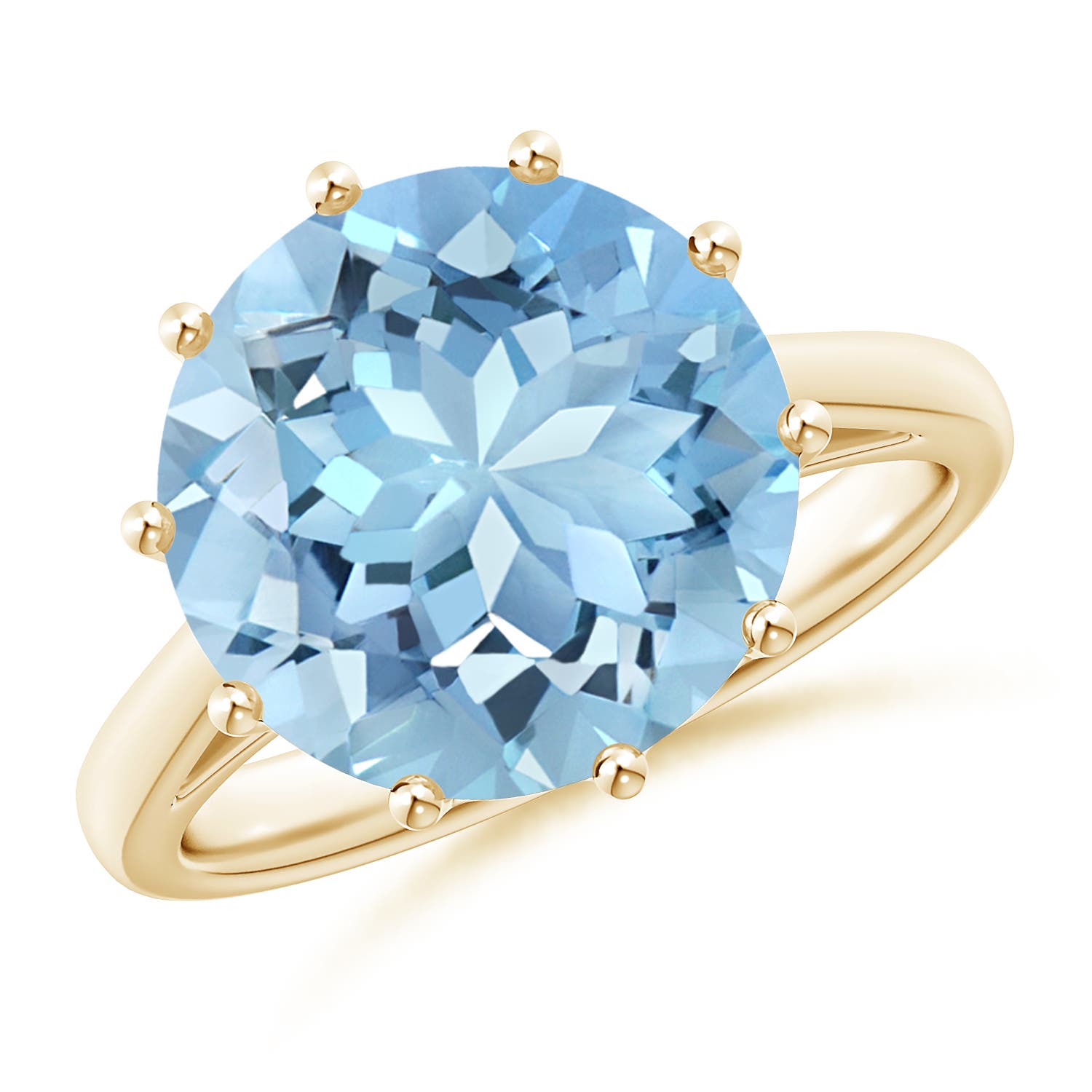 AAAA - Aquamarine / 3.2 CT / 14 KT Yellow Gold