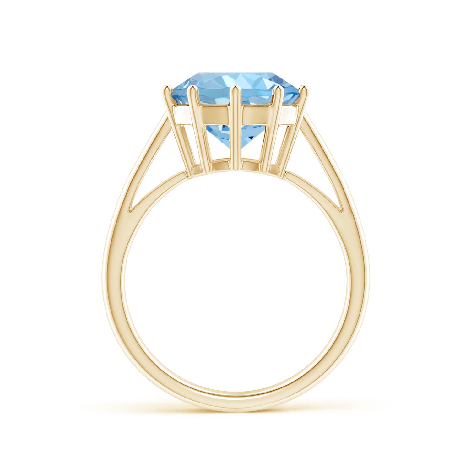 AAAA - Aquamarine / 3.2 CT / 14 KT Yellow Gold