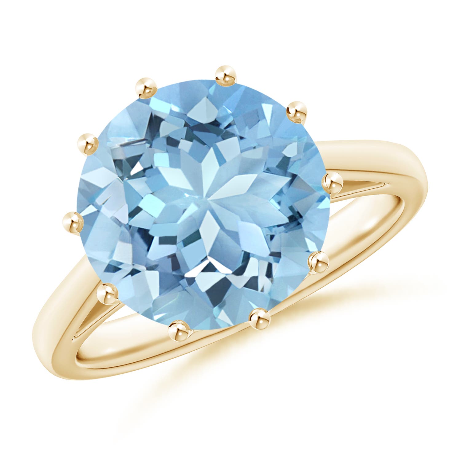 AAAA - Aquamarine / 2.3 CT / 14 KT Yellow Gold