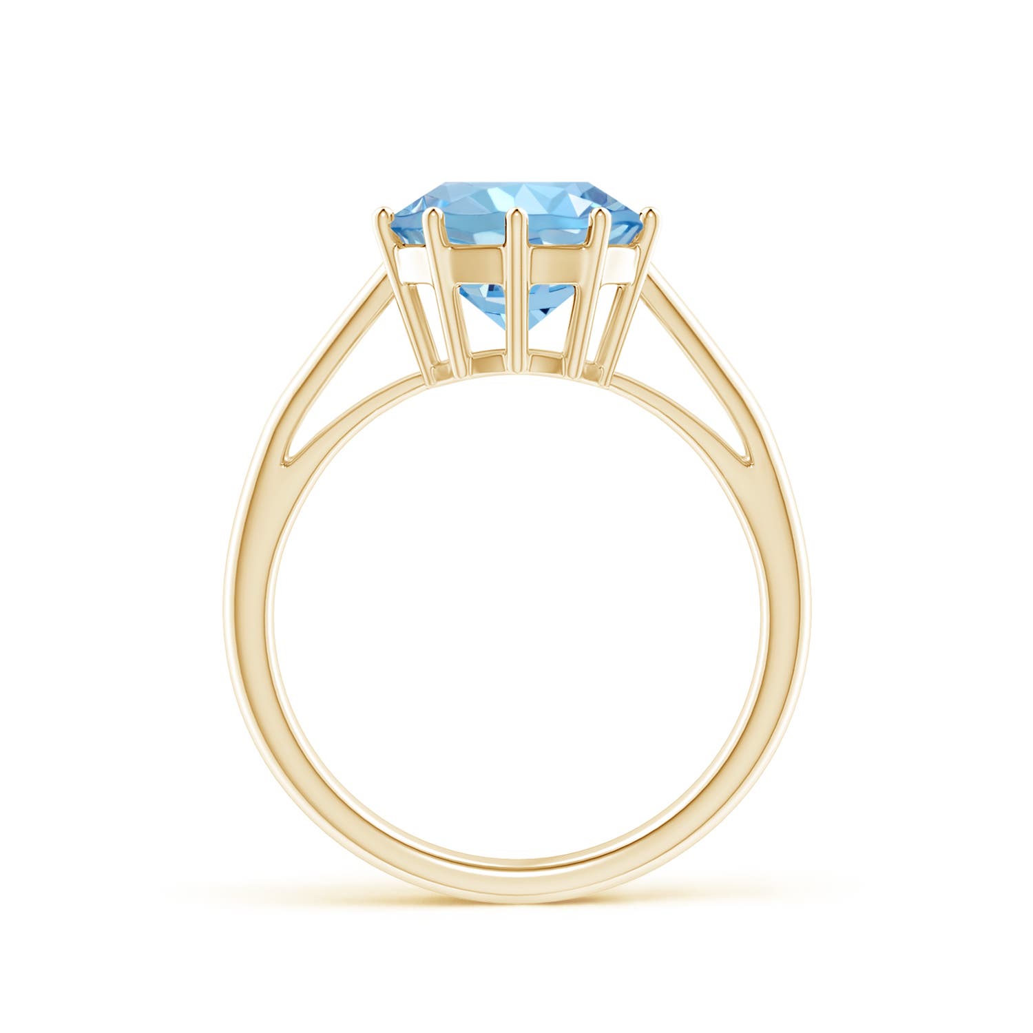 AAAA - Aquamarine / 2.3 CT / 14 KT Yellow Gold