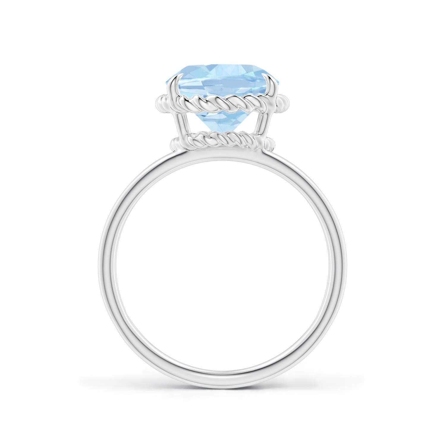 AA - Aquamarine / 3 CT / 14 KT White Gold