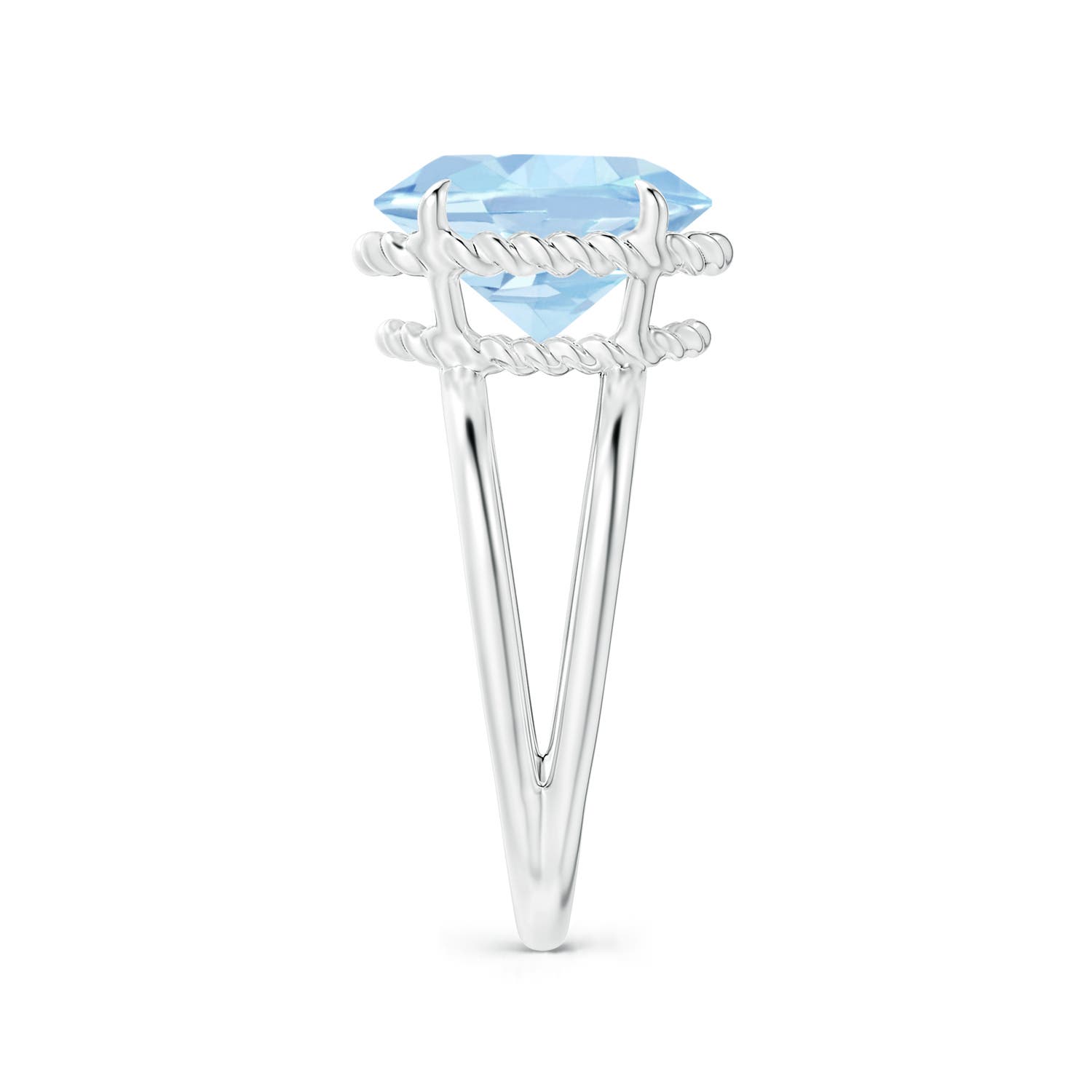 AA - Aquamarine / 3 CT / 14 KT White Gold