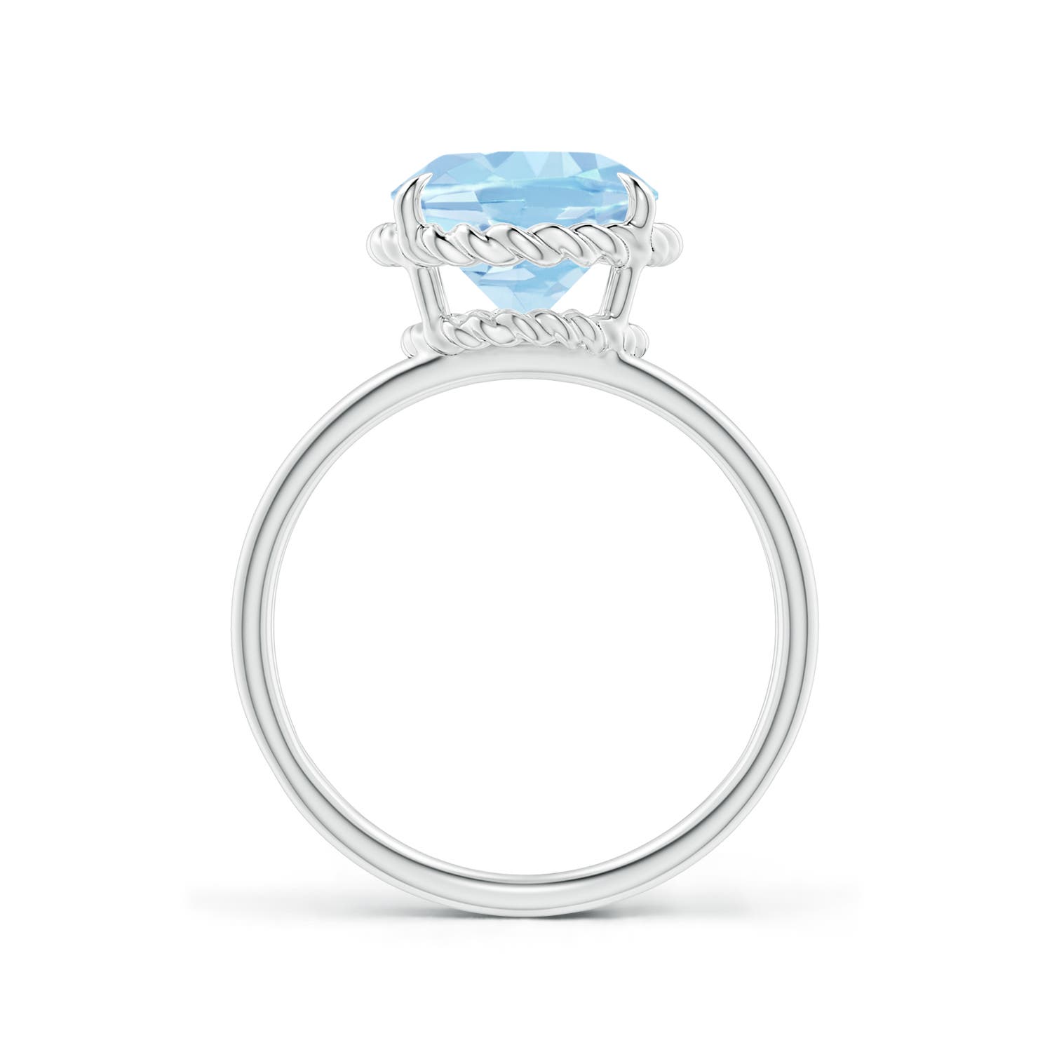 AAA - Aquamarine / 3 CT / 14 KT White Gold