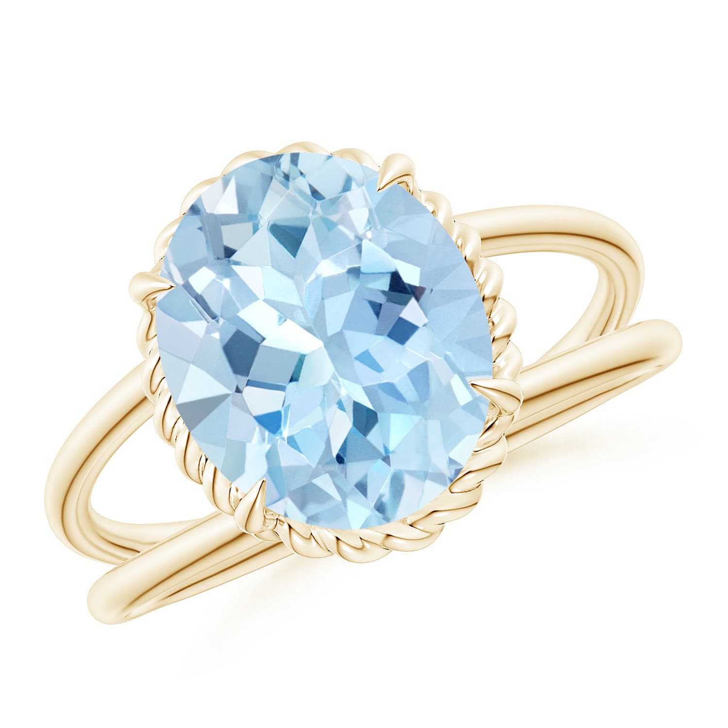 AAA - Aquamarine / 3 CT / 14 KT Yellow Gold