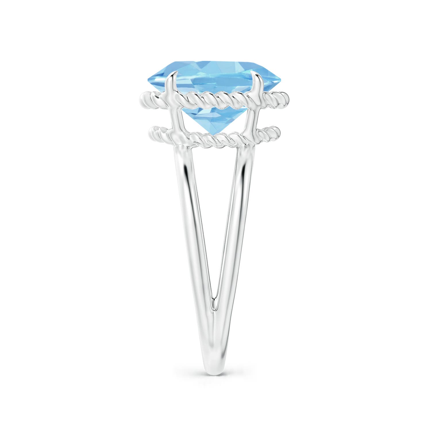 AAAA - Aquamarine / 3 CT / 14 KT White Gold