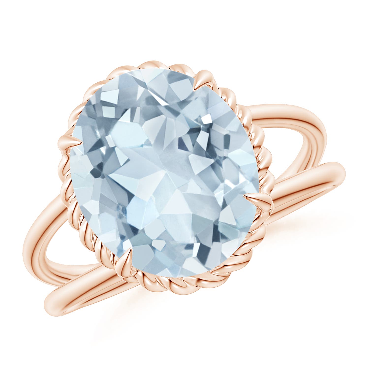 A - Aquamarine / 3.75 CT / 14 KT Rose Gold