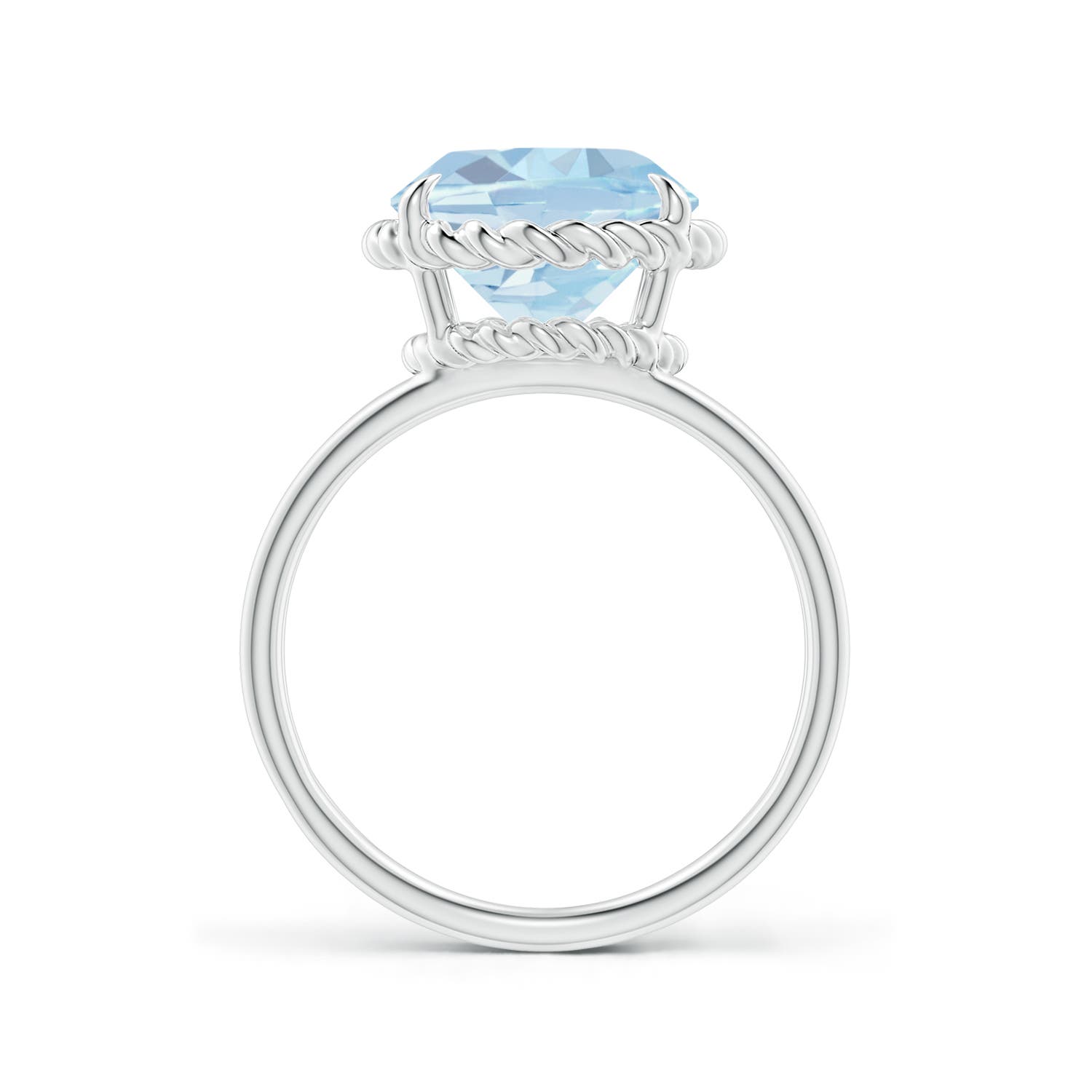 A - Aquamarine / 3.75 CT / 14 KT White Gold