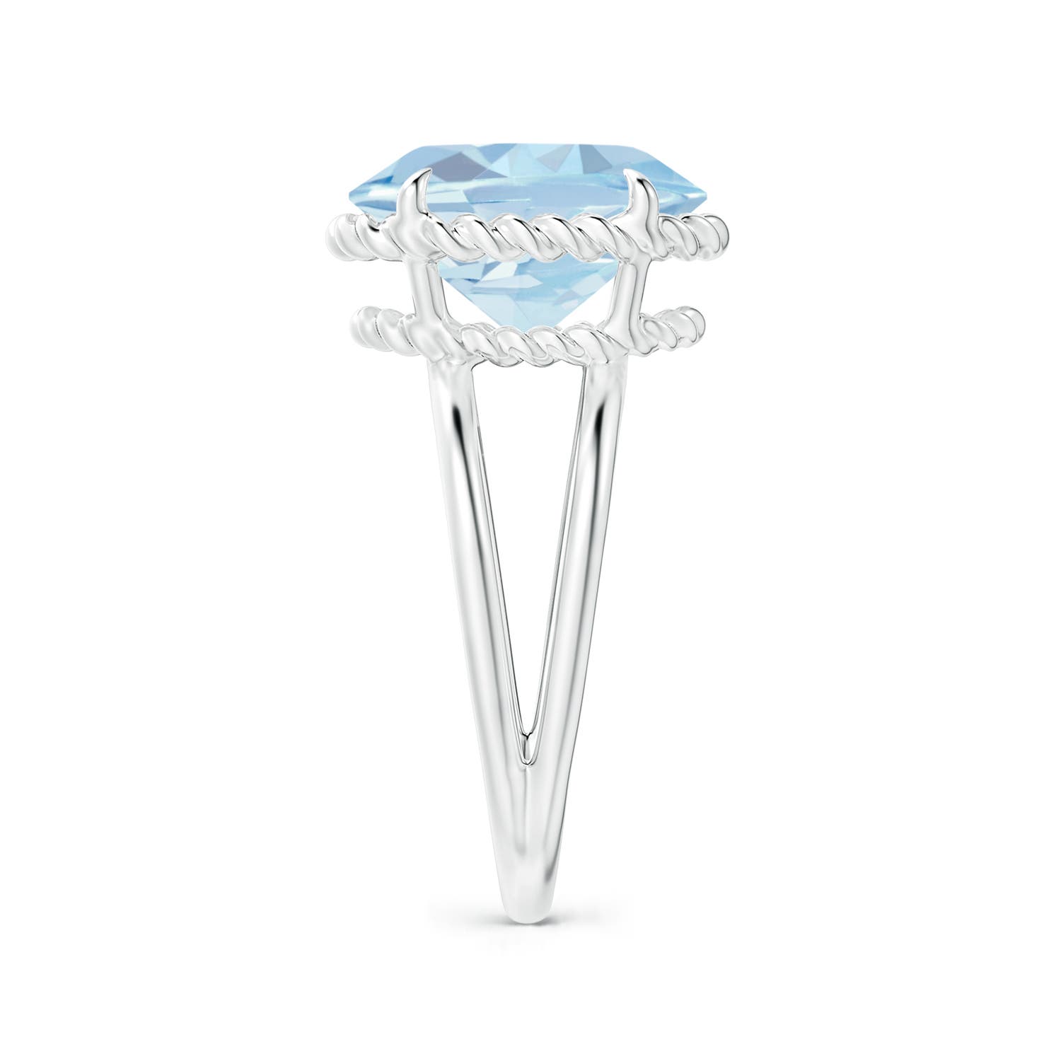 A - Aquamarine / 3.75 CT / 14 KT White Gold