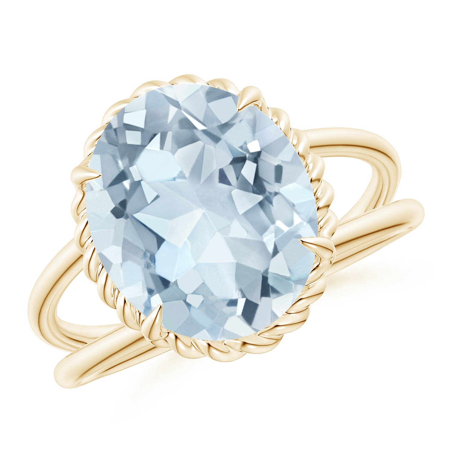 A - Aquamarine / 3.75 CT / 14 KT Yellow Gold