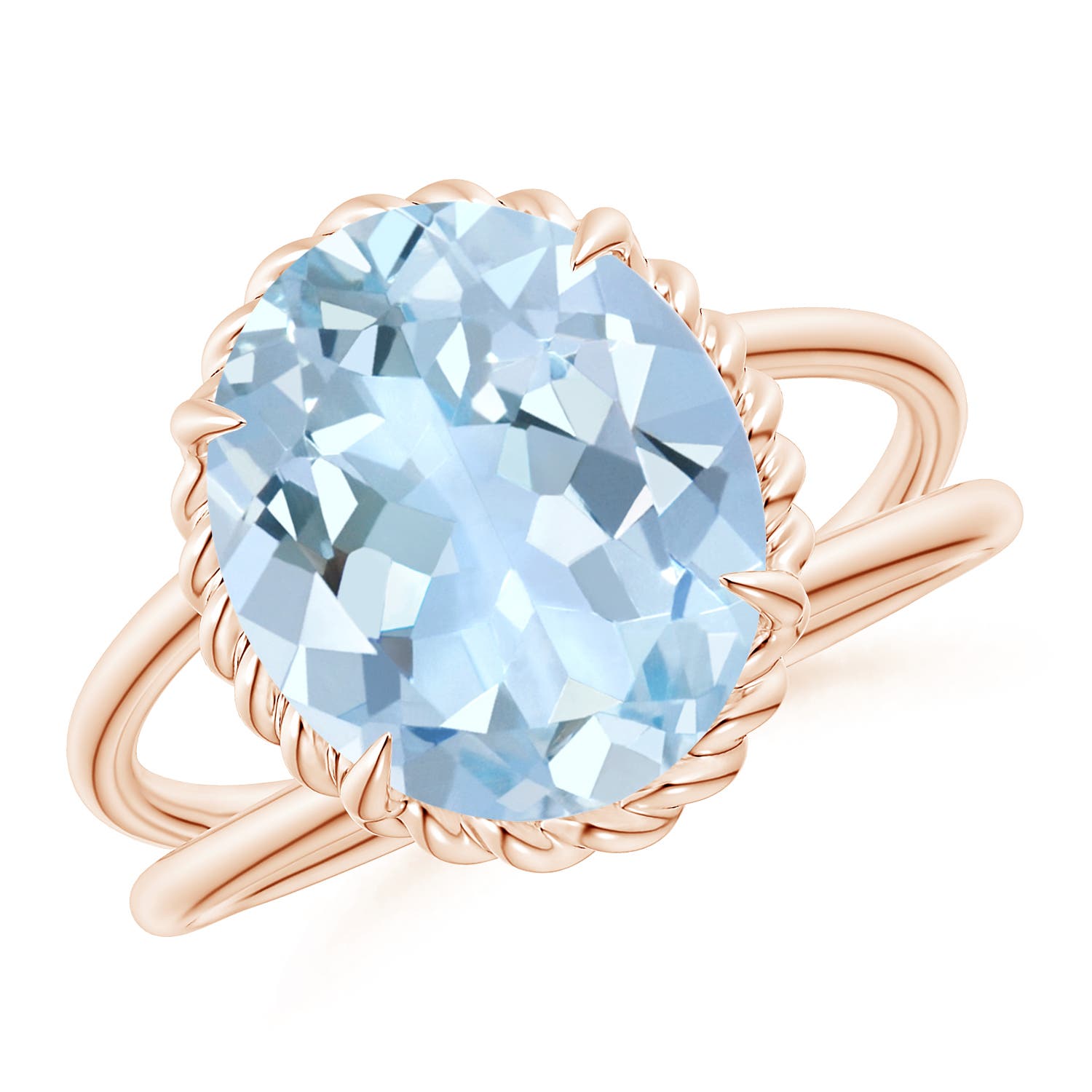 AA - Aquamarine / 3.75 CT / 14 KT Rose Gold