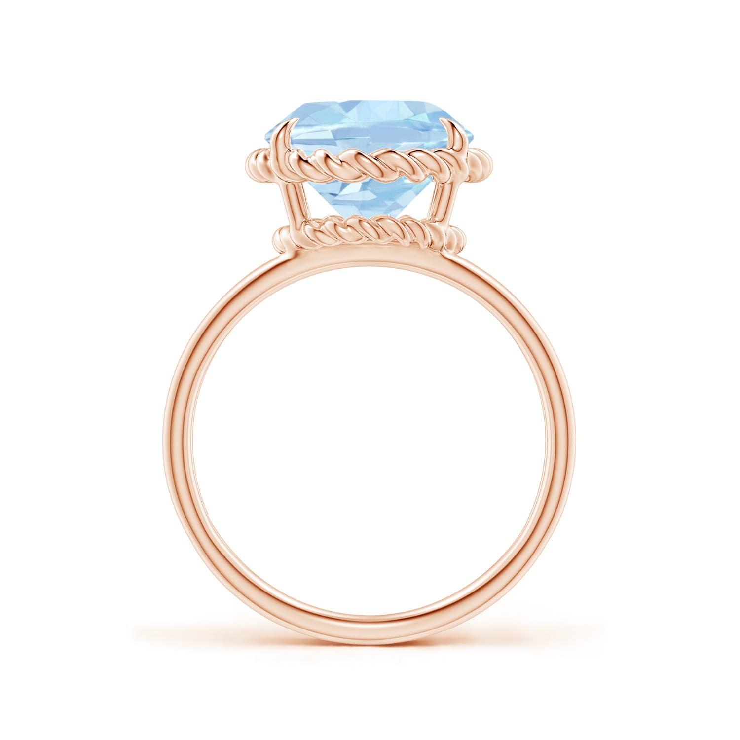 AA - Aquamarine / 3.75 CT / 14 KT Rose Gold