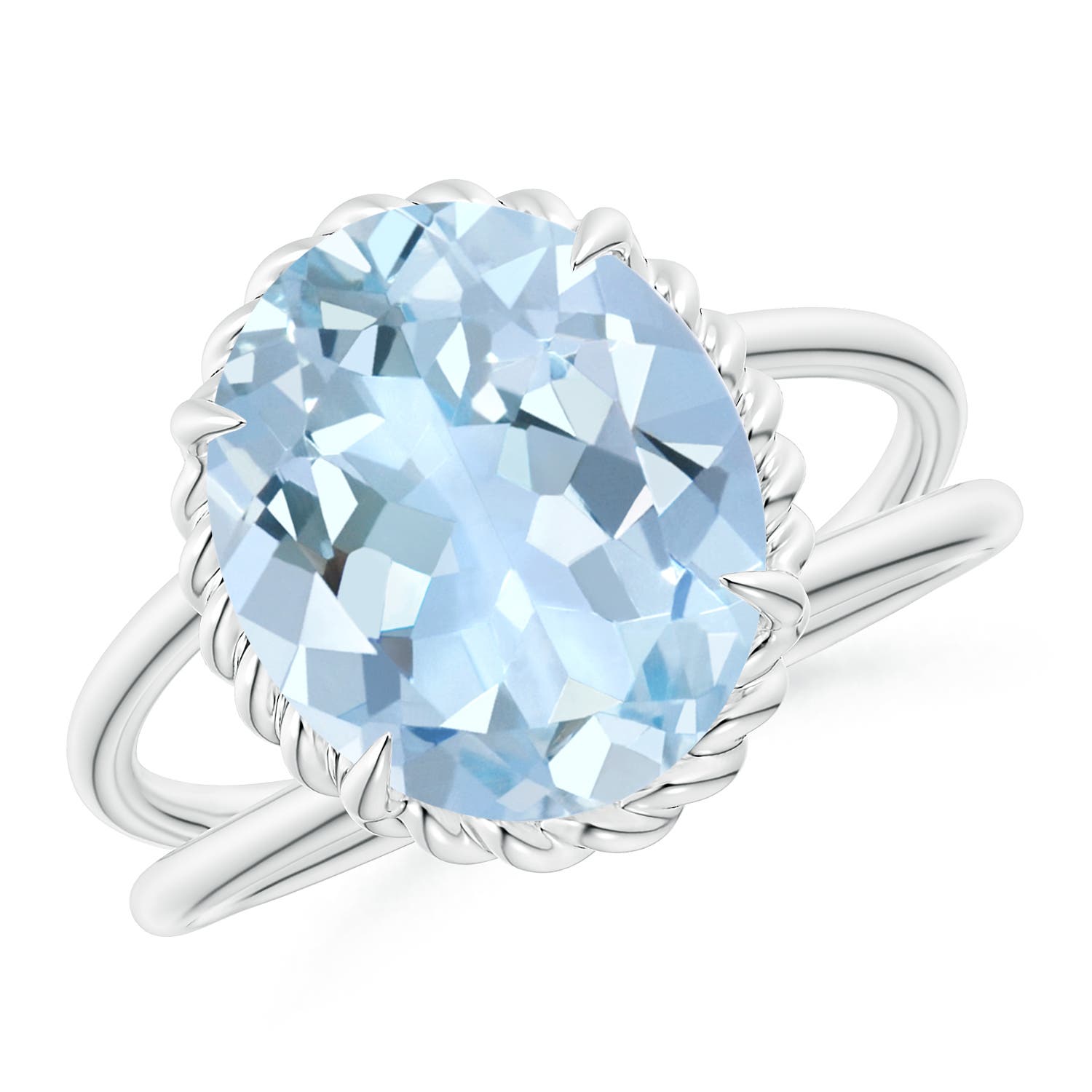 AA - Aquamarine / 3.75 CT / 14 KT White Gold