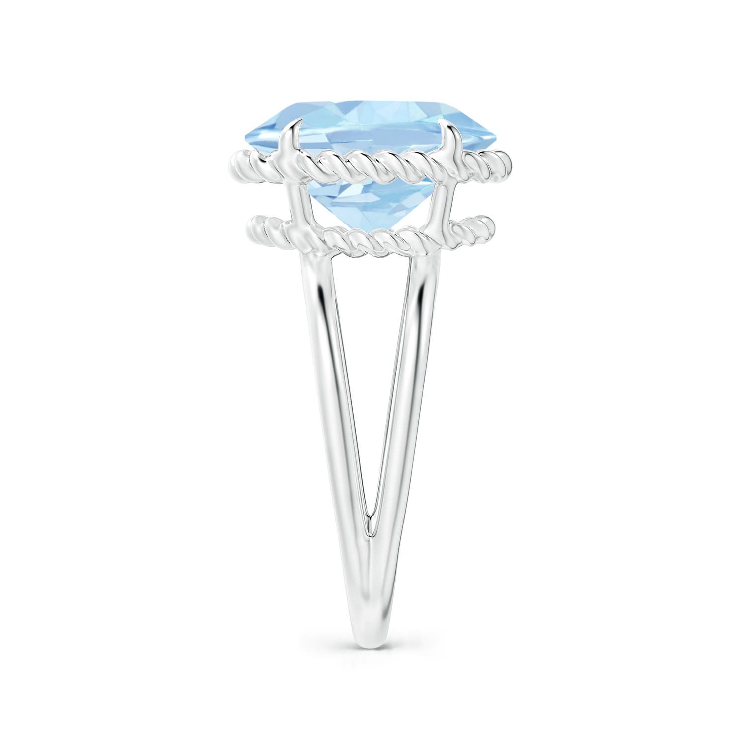 AA - Aquamarine / 3.75 CT / 14 KT White Gold