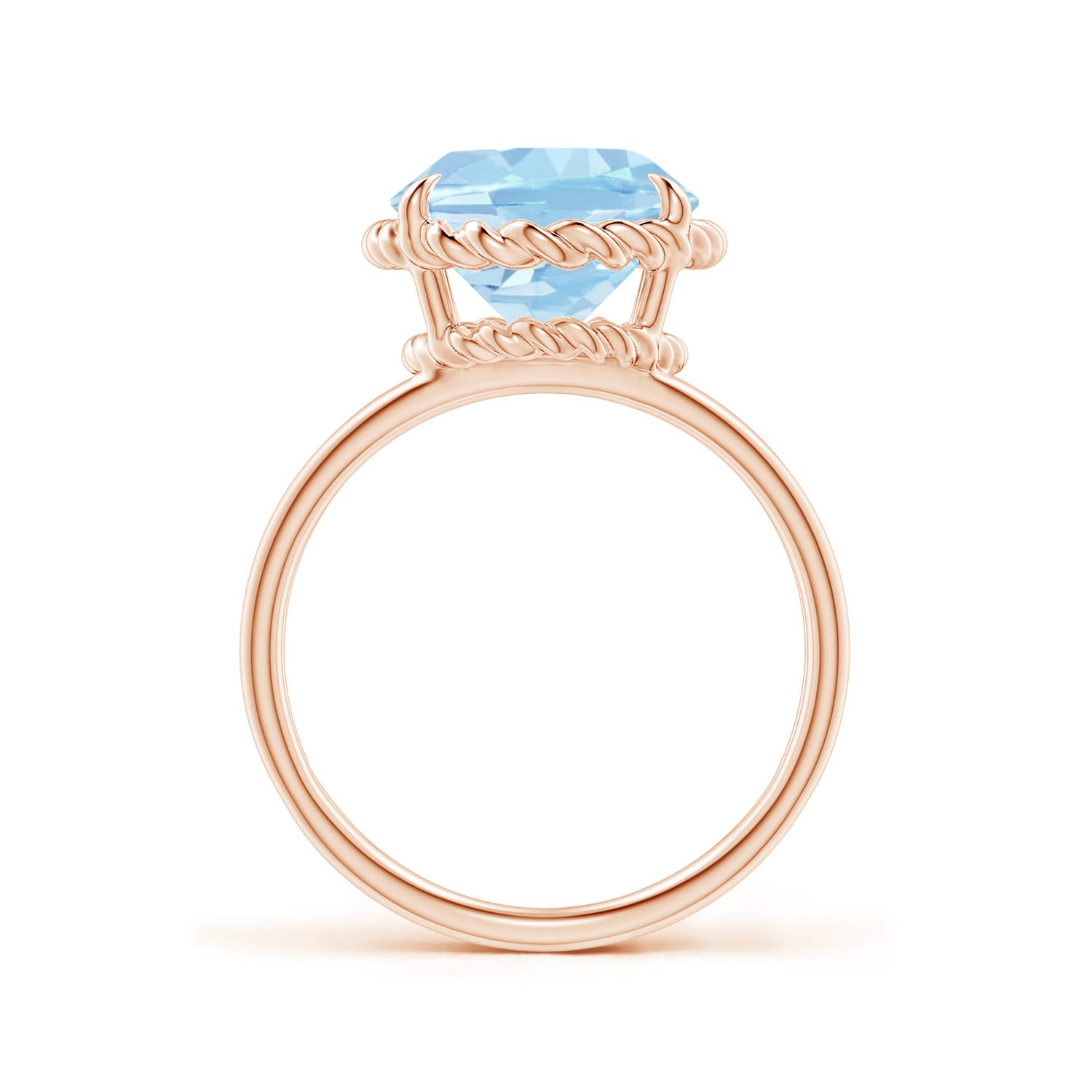 AAA - Aquamarine / 3.75 CT / 14 KT Rose Gold