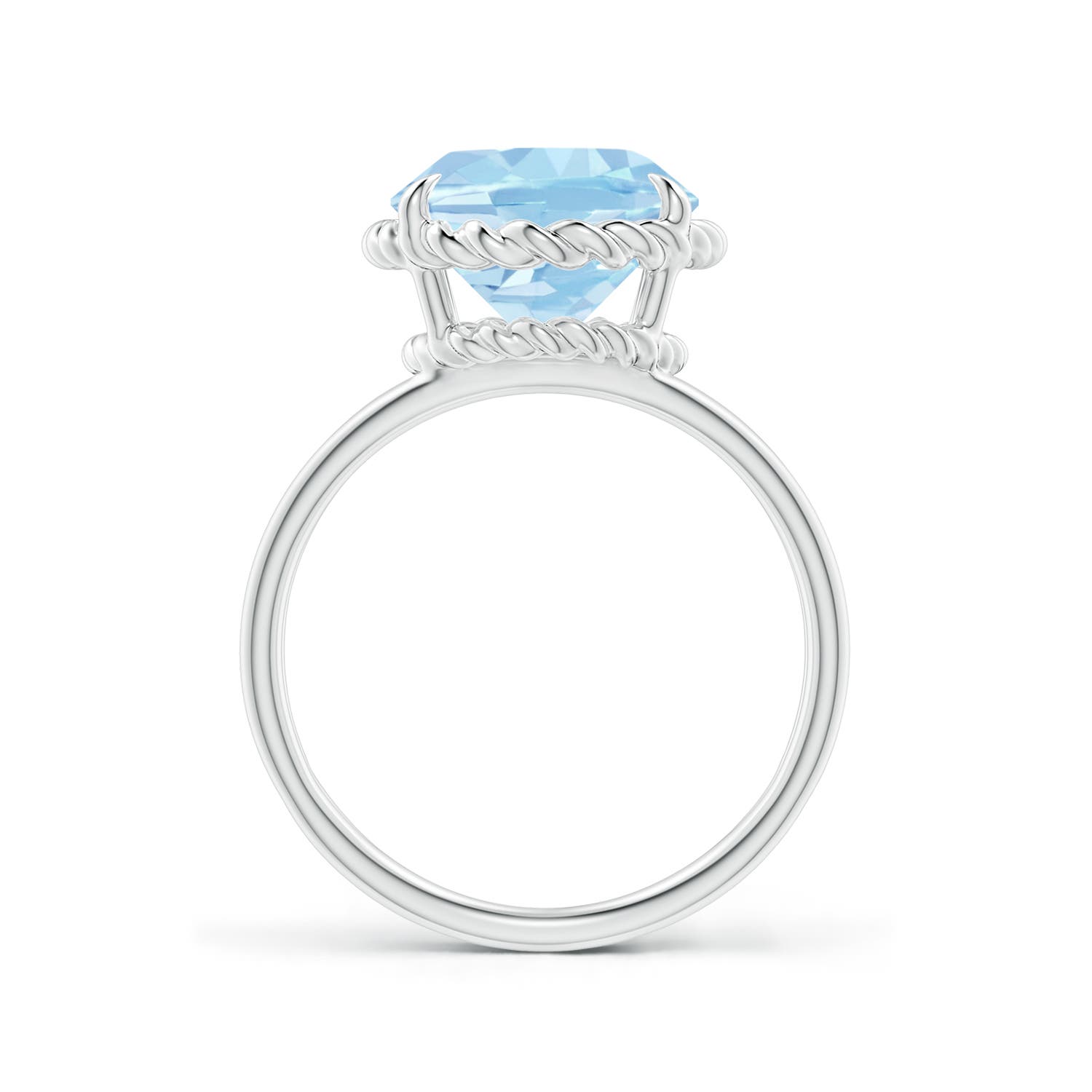 AAA - Aquamarine / 3.75 CT / 14 KT White Gold