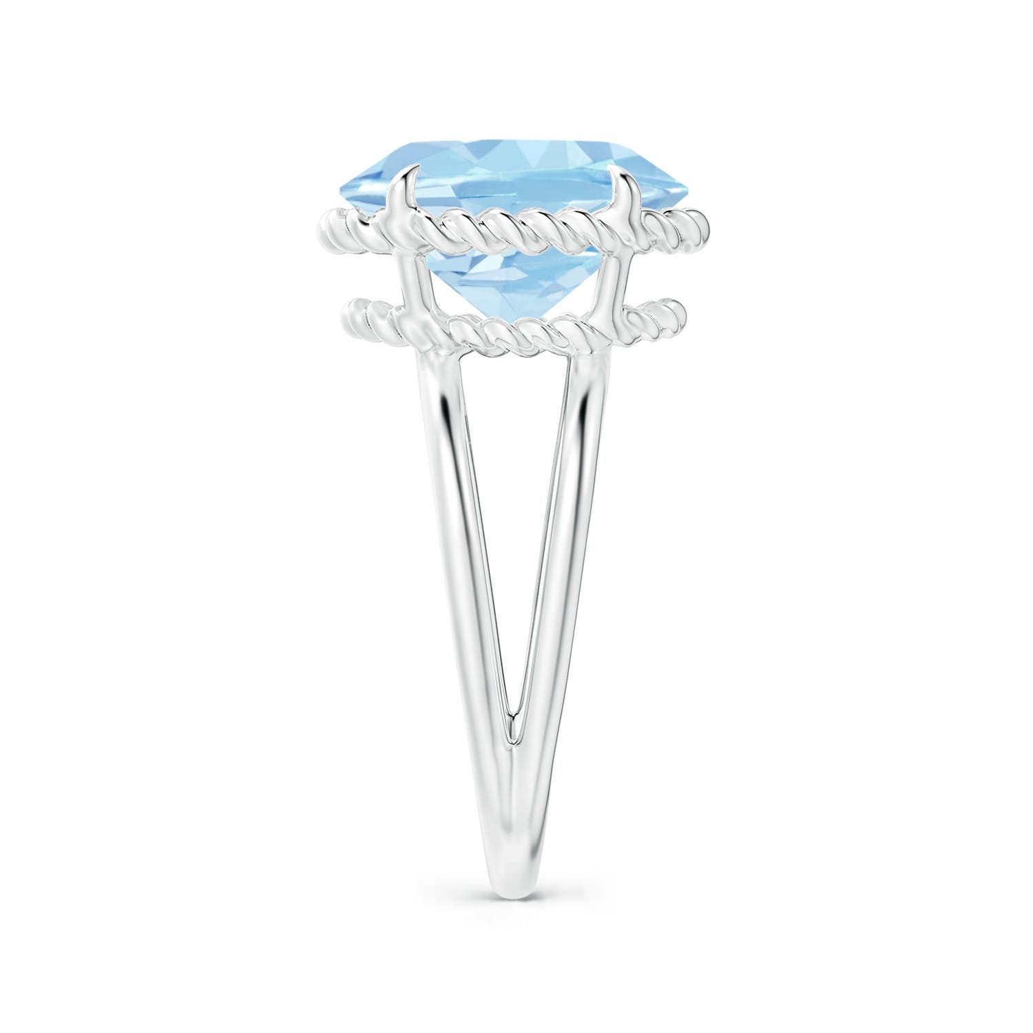 AAA - Aquamarine / 3.75 CT / 14 KT White Gold