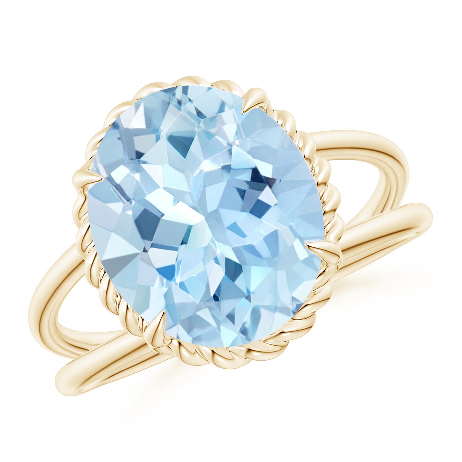 AAA - Aquamarine / 3.75 CT / 14 KT Yellow Gold