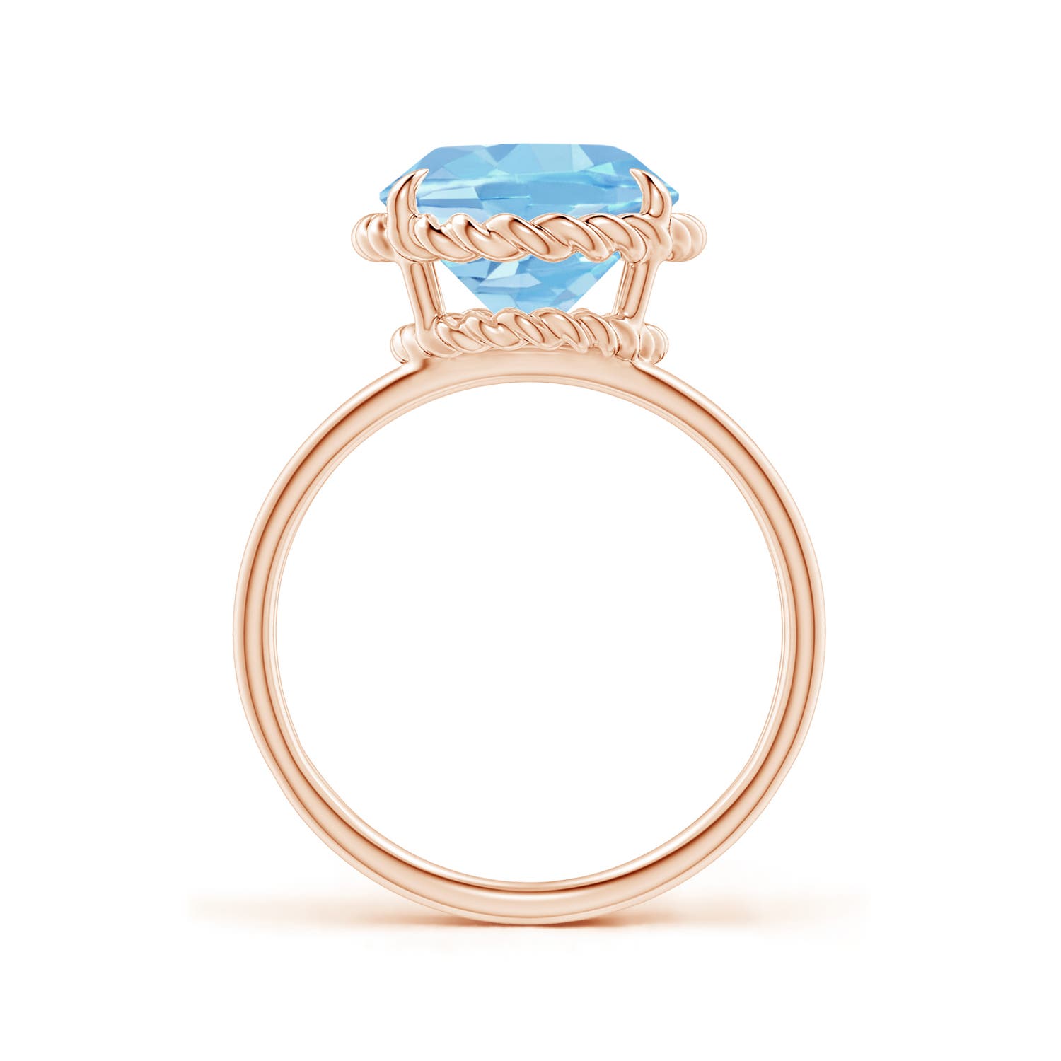 AAAA - Aquamarine / 3.75 CT / 14 KT Rose Gold