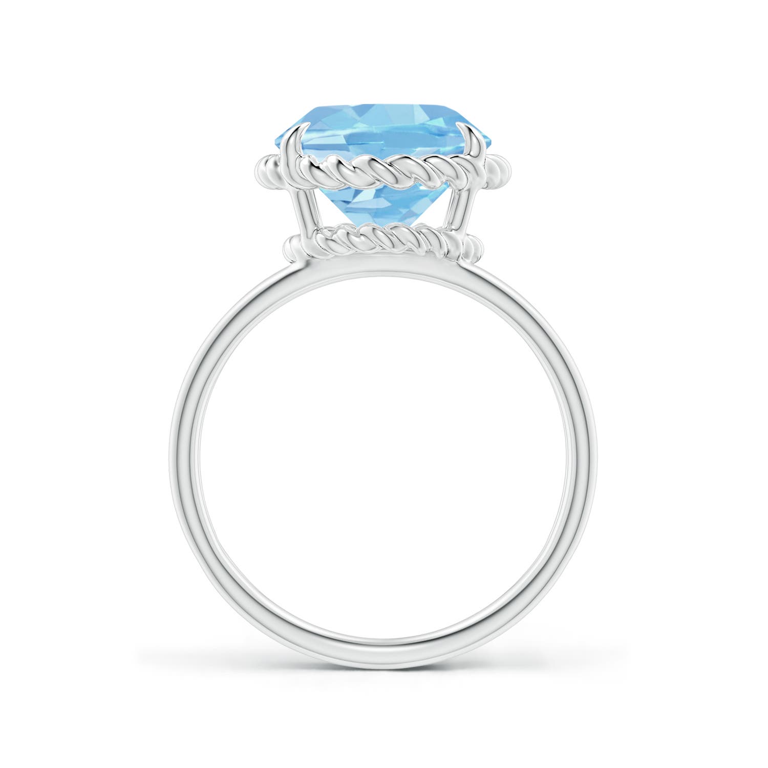 AAAA - Aquamarine / 3.75 CT / 14 KT White Gold