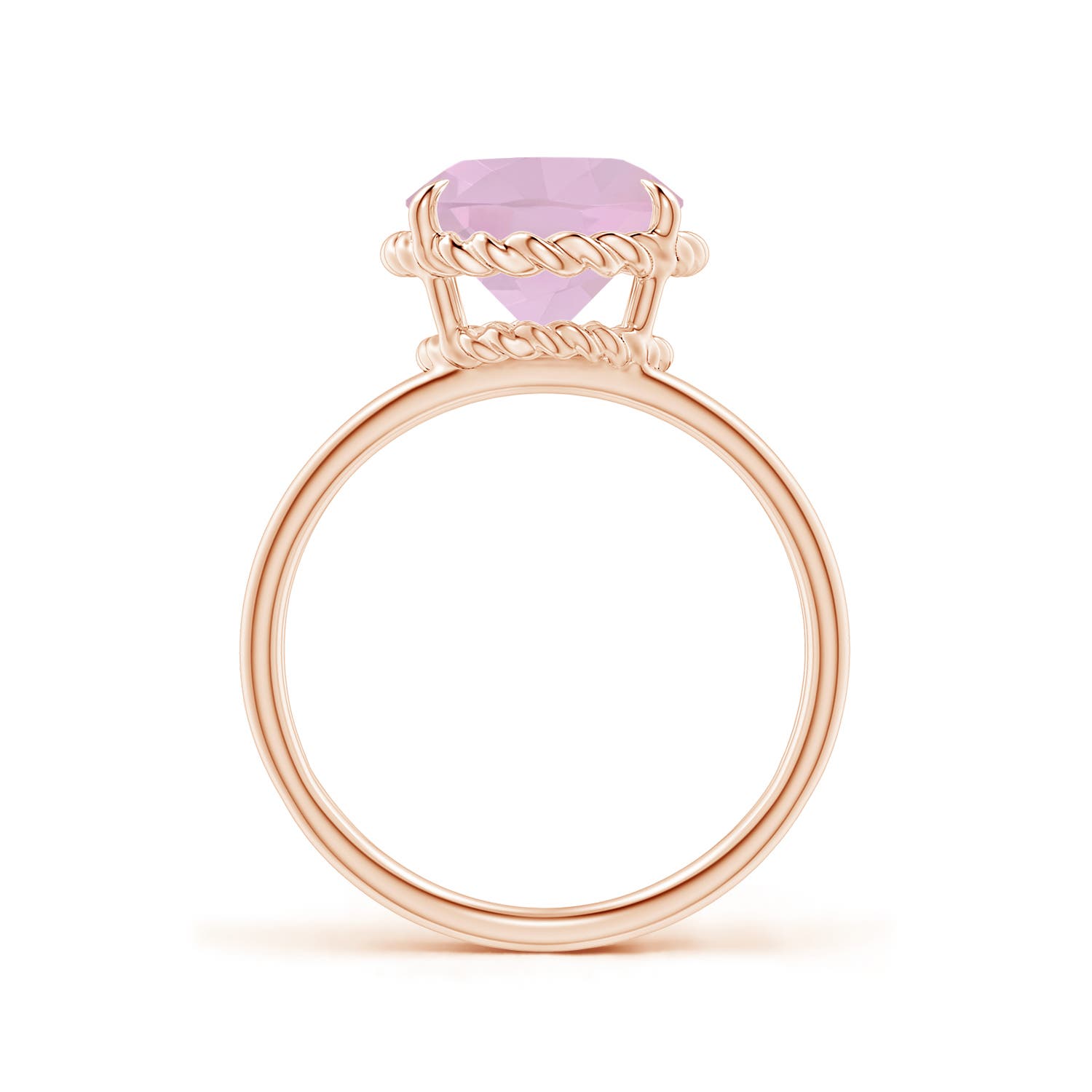 AAA - Rose Quartz / 3.25 CT / 14 KT Rose Gold