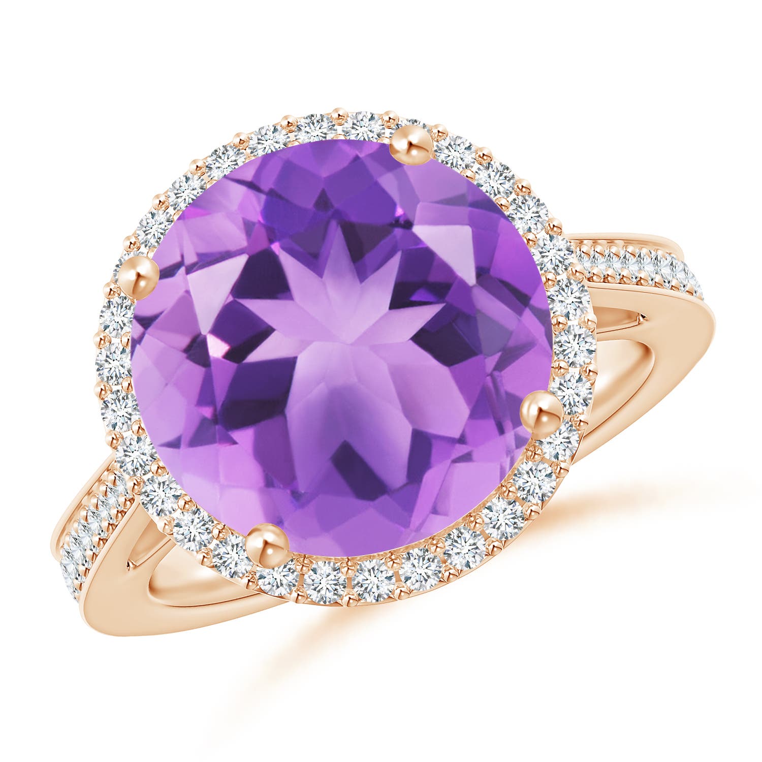 A - Amethyst / 5.94 CT / 14 KT Rose Gold