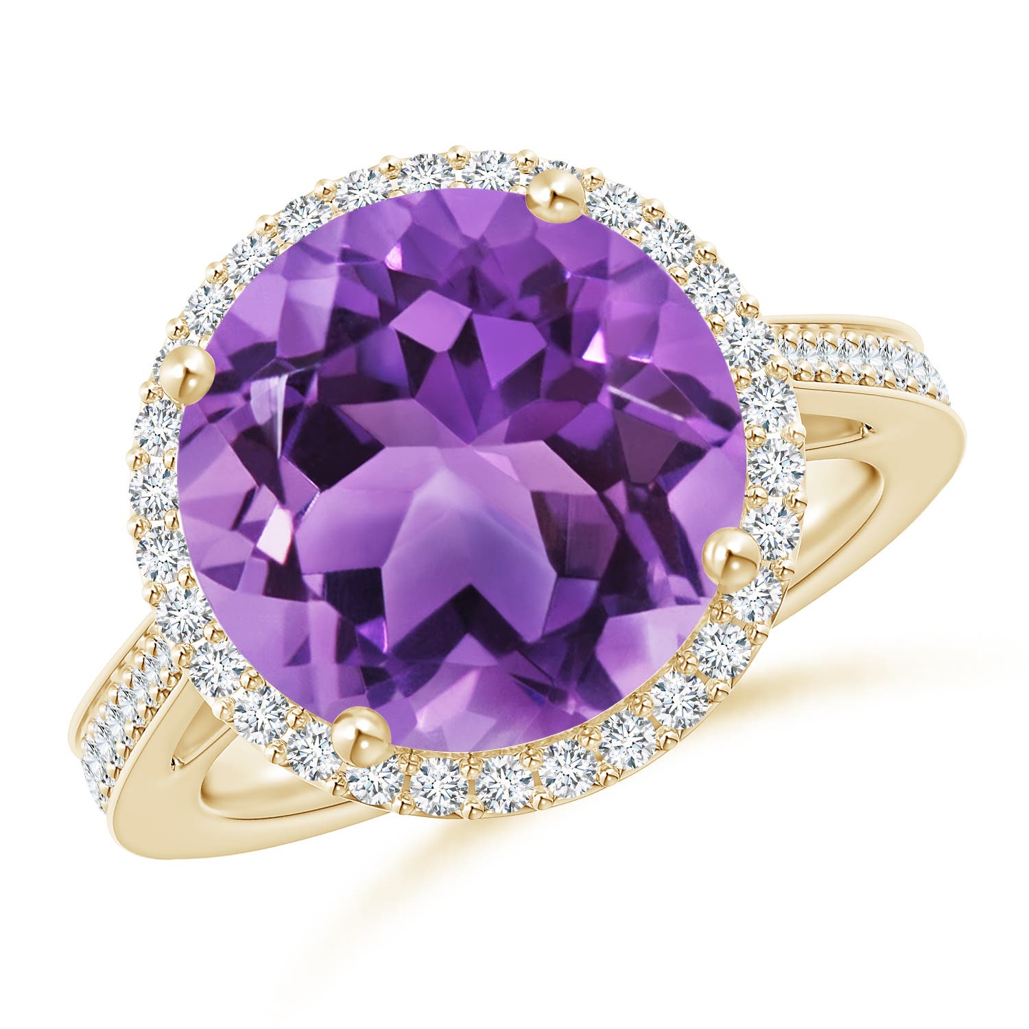 AA - Amethyst / 5.94 CT / 14 KT Yellow Gold