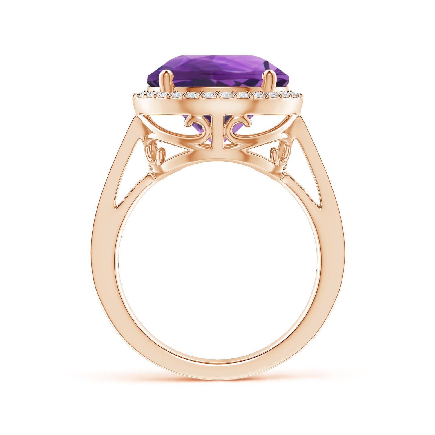 AAA - Amethyst / 5.94 CT / 14 KT Rose Gold