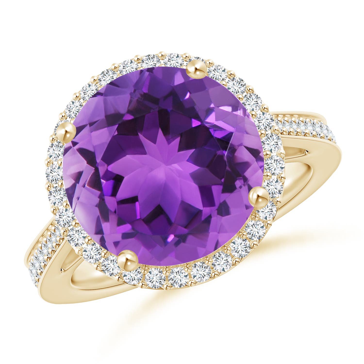 AAA - Amethyst / 5.94 CT / 14 KT Yellow Gold