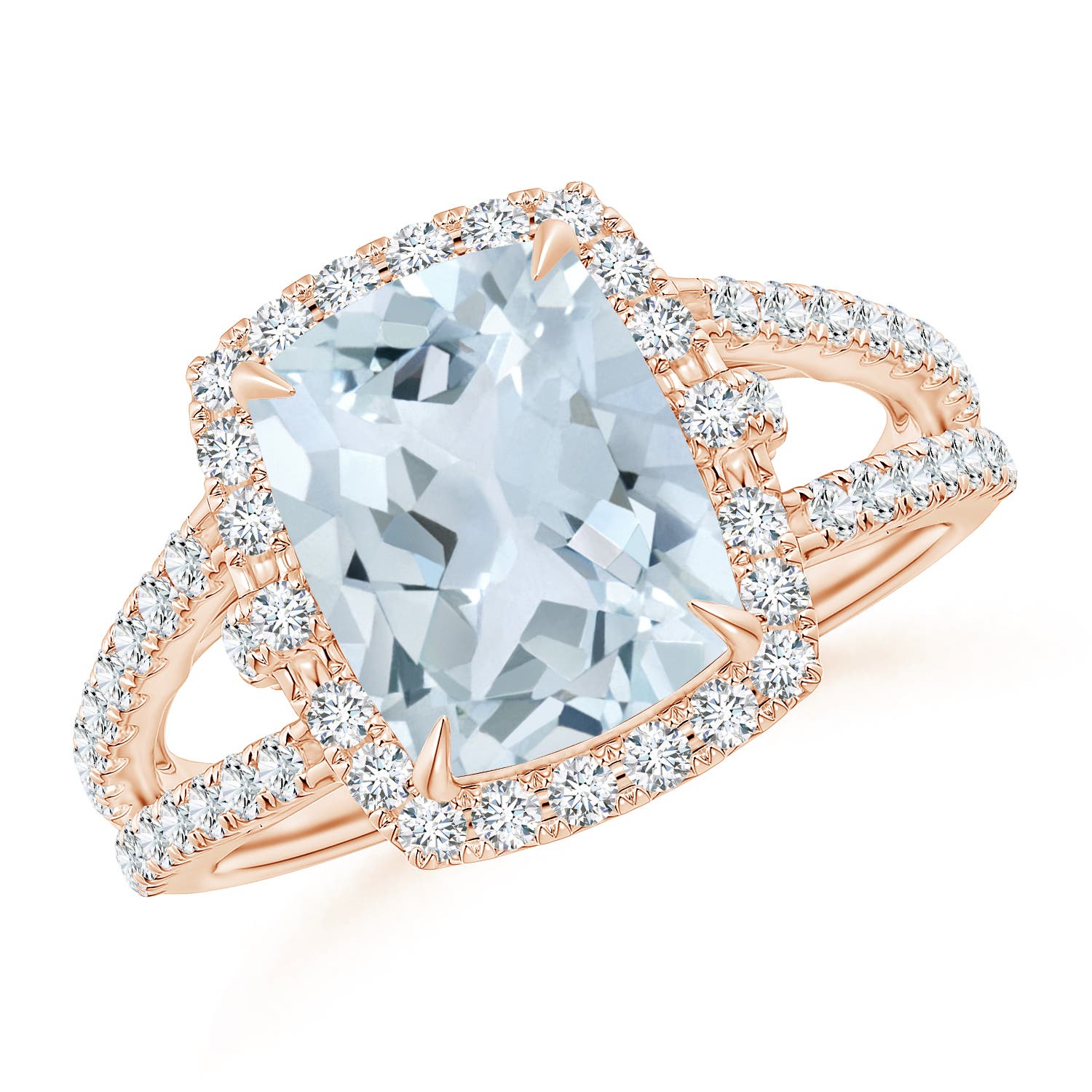 A - Aquamarine / 3.03 CT / 14 KT Rose Gold