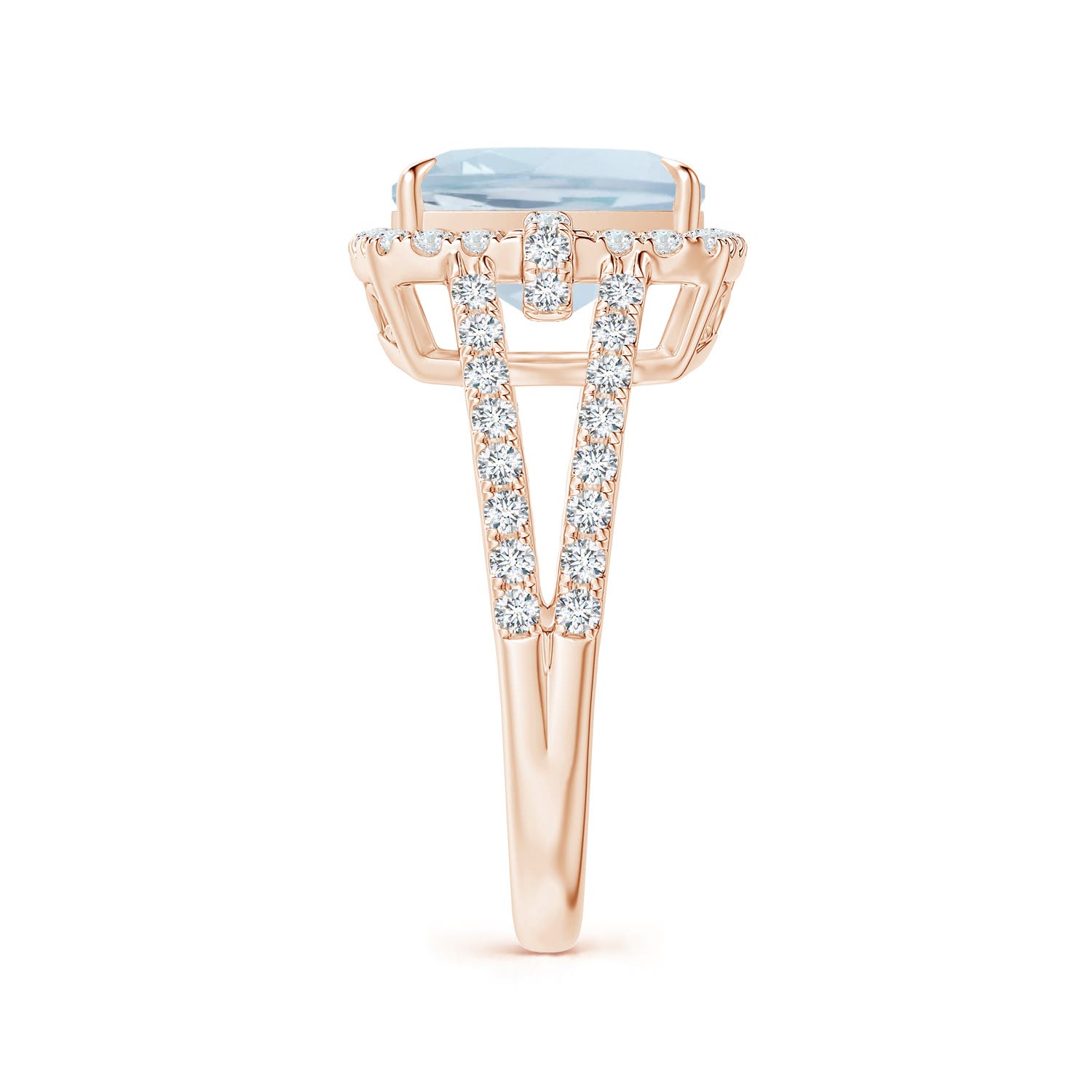 A - Aquamarine / 3.03 CT / 14 KT Rose Gold