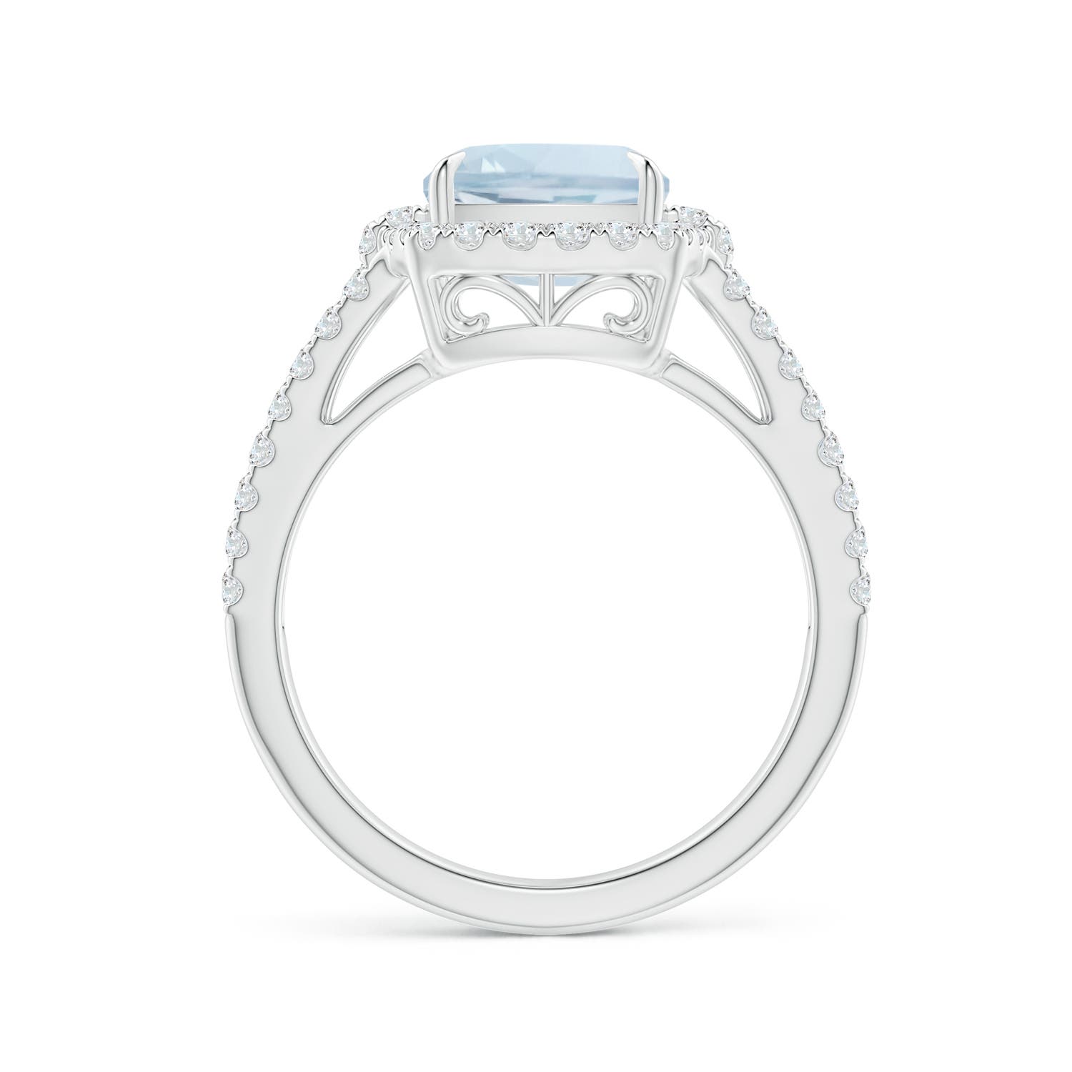 A - Aquamarine / 3.03 CT / 14 KT White Gold