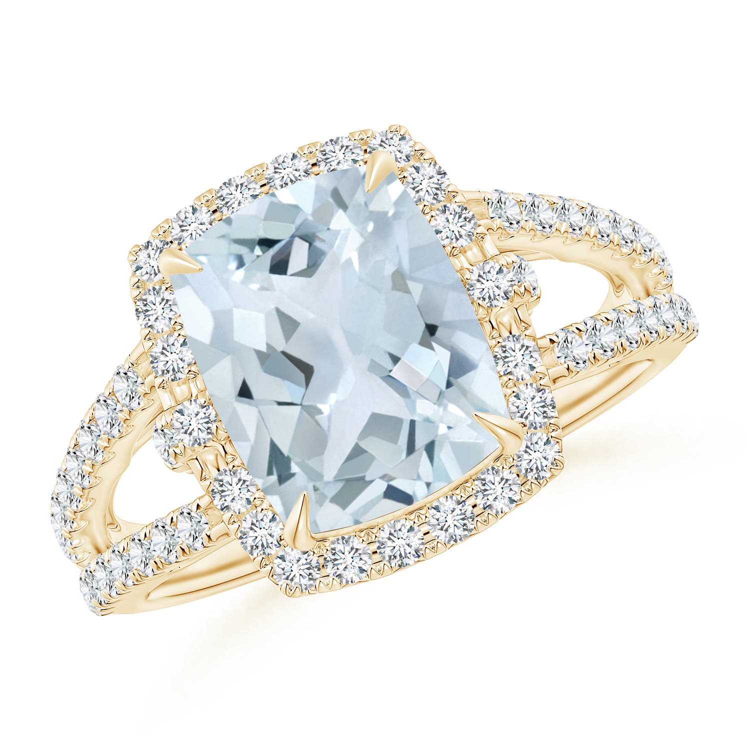 A - Aquamarine / 3.03 CT / 14 KT Yellow Gold