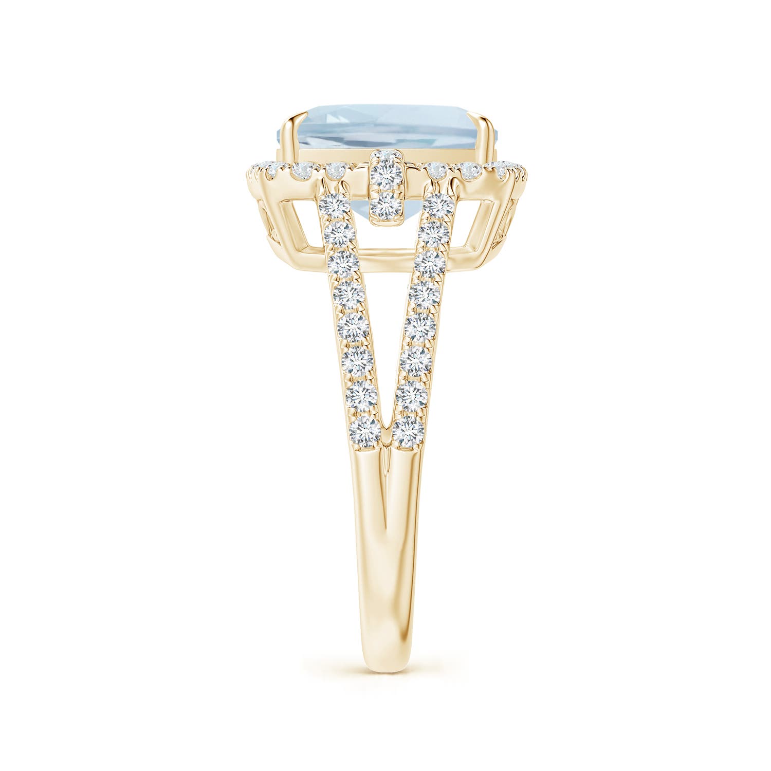 A - Aquamarine / 3.03 CT / 14 KT Yellow Gold