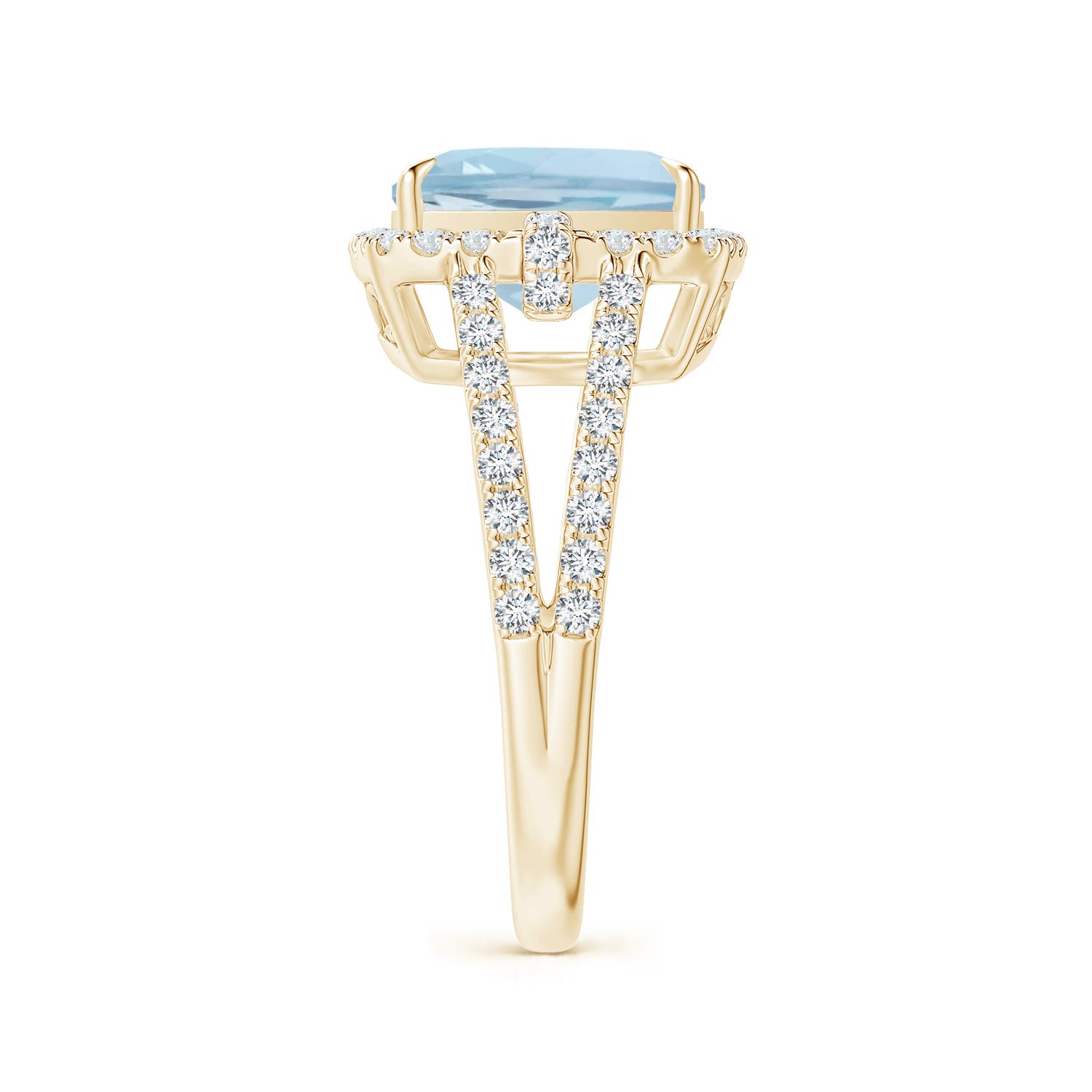 AA - Aquamarine / 3.03 CT / 14 KT Yellow Gold