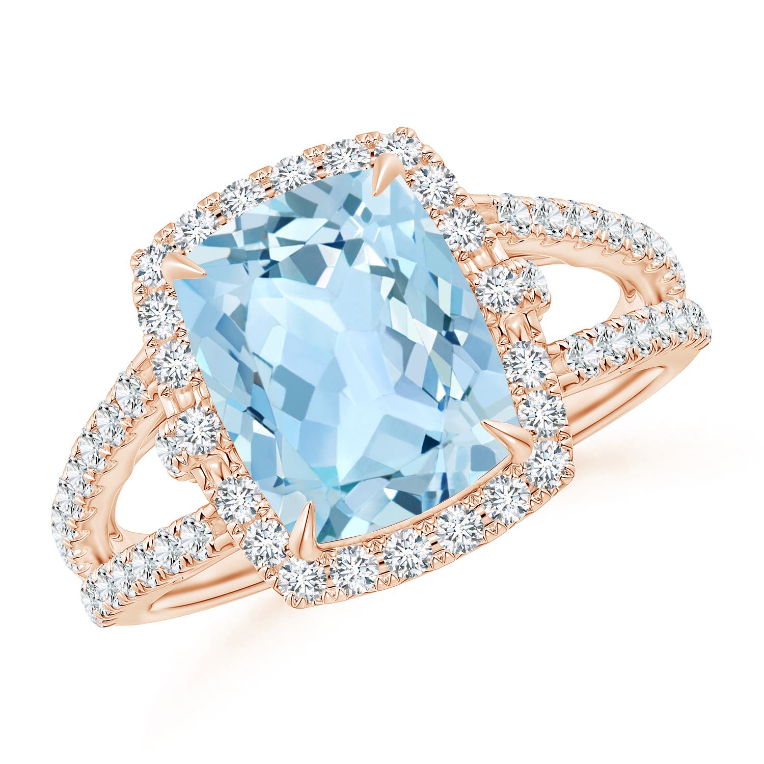 AAA - Aquamarine / 3.03 CT / 14 KT Rose Gold