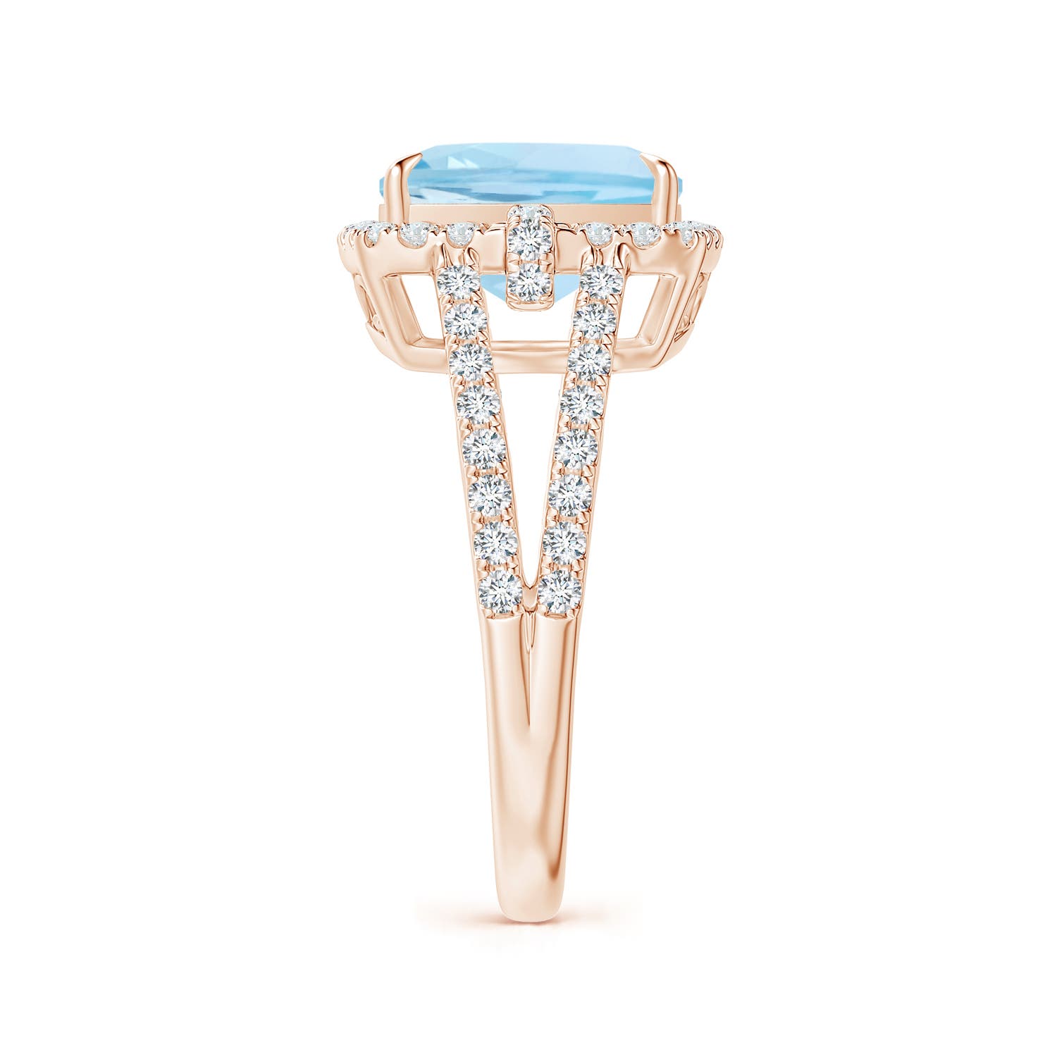 AAA - Aquamarine / 3.03 CT / 14 KT Rose Gold